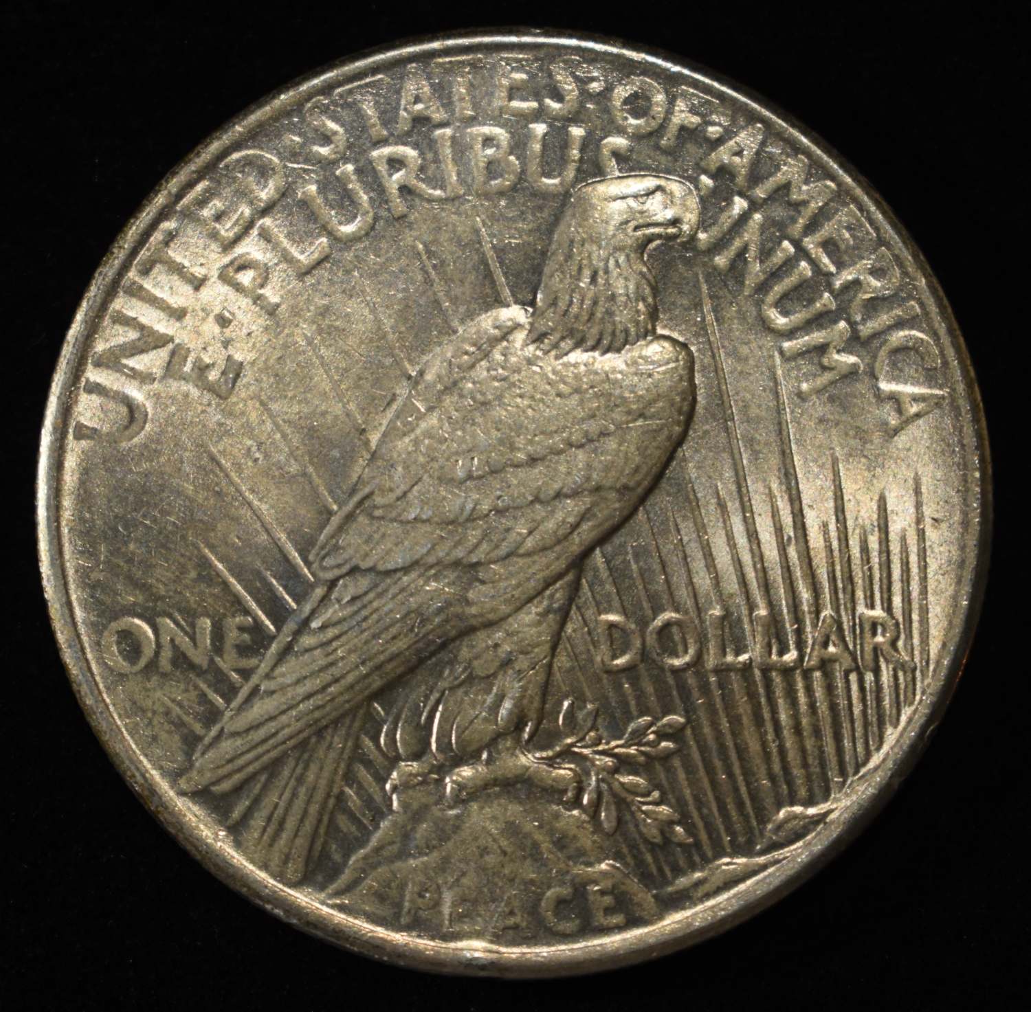 1925 PEACE DOLLAR AU/BU