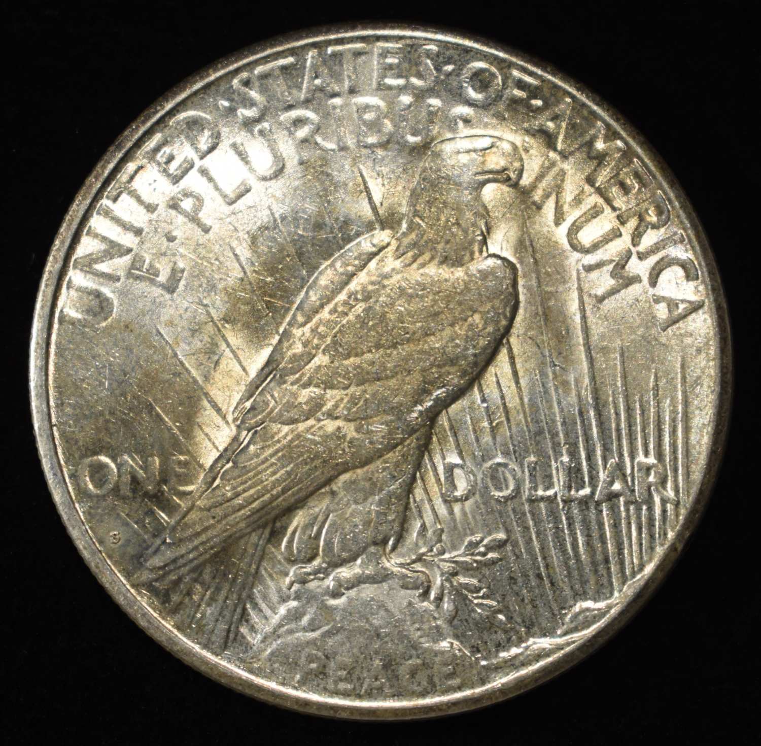 1925-S PEACE DOLLAR AU/BU