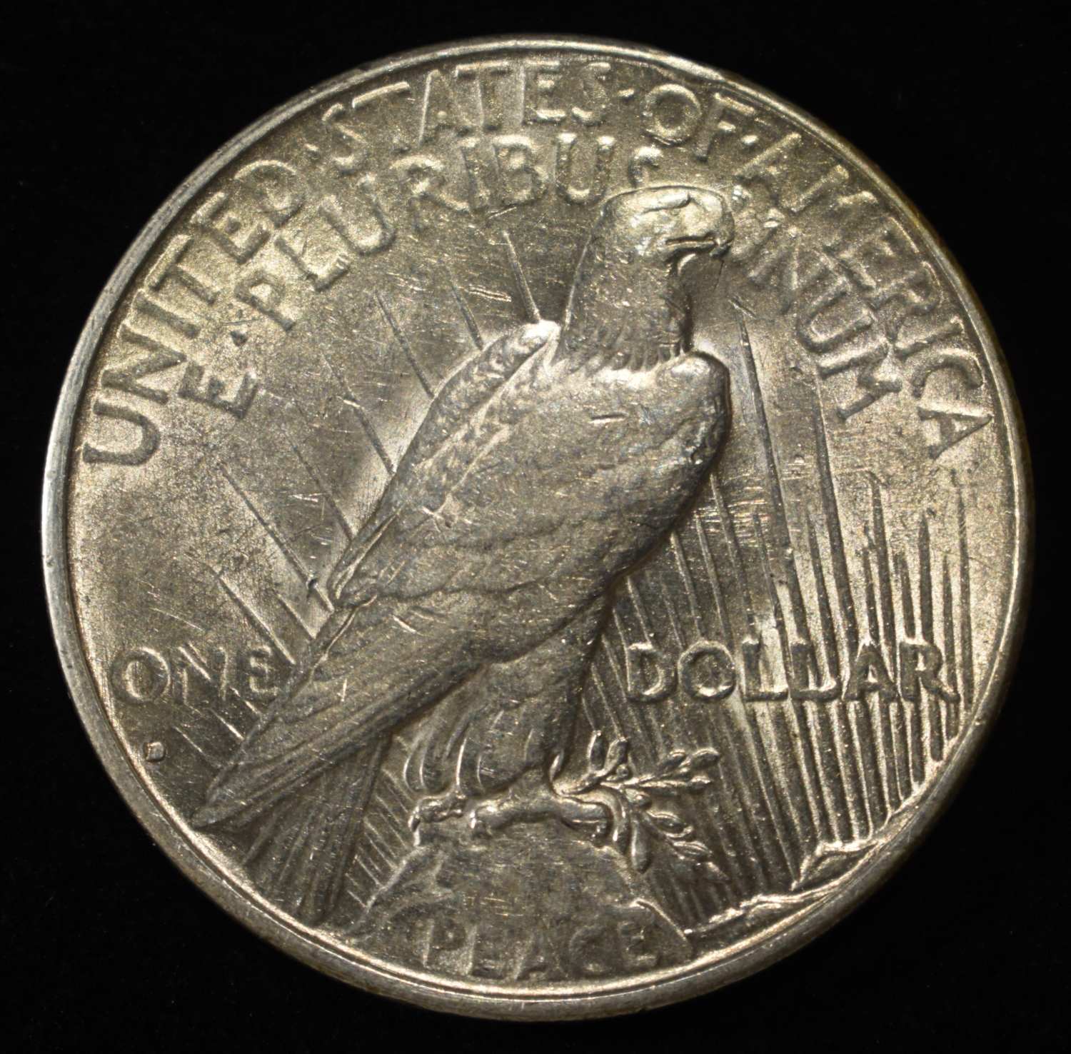 1934-D PEACE DOLLAR AU