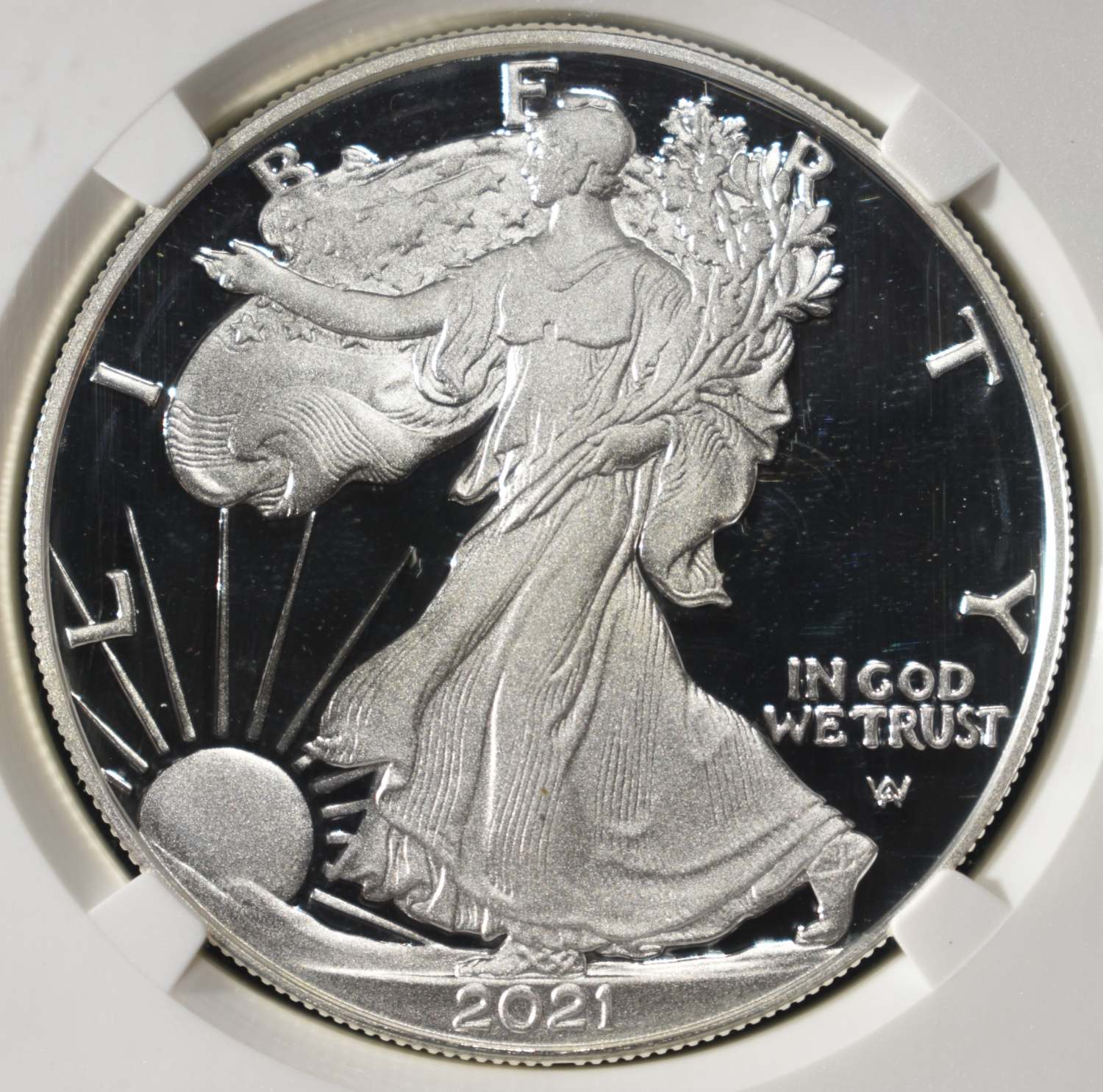2021-W T-2 PROOF SILVER EAGLE NGC PF-70 ULTRA CAM