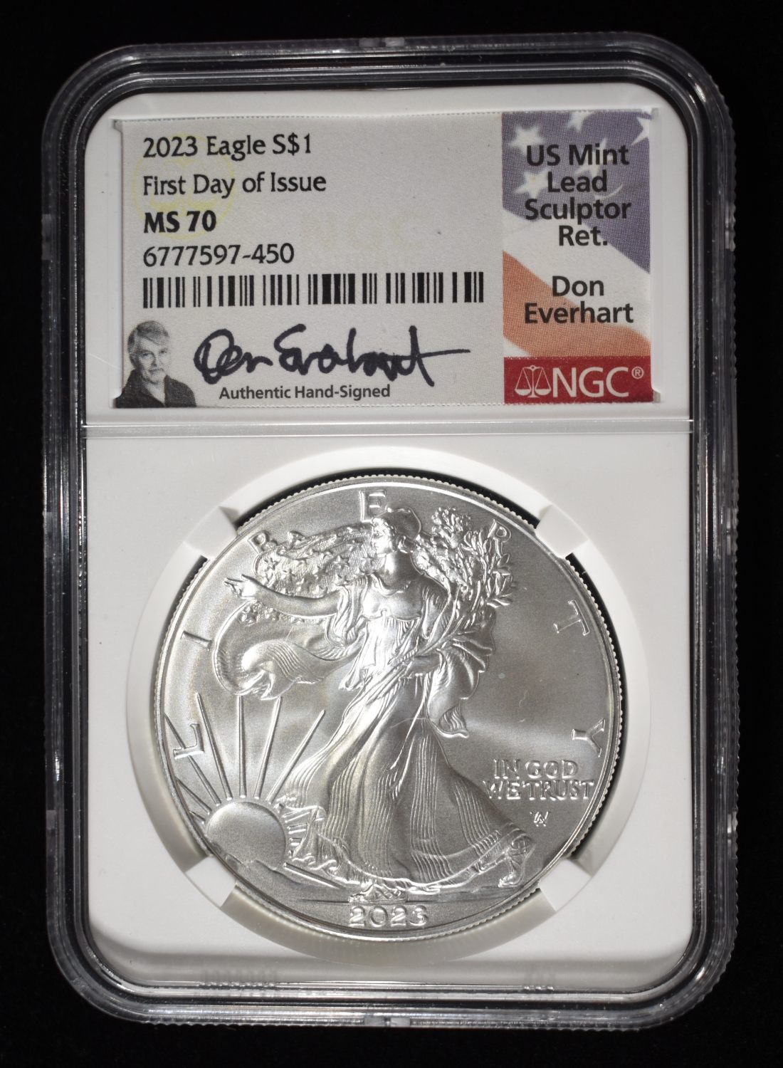 2023 AMERICAN SILVER EAGLE NGC MS70