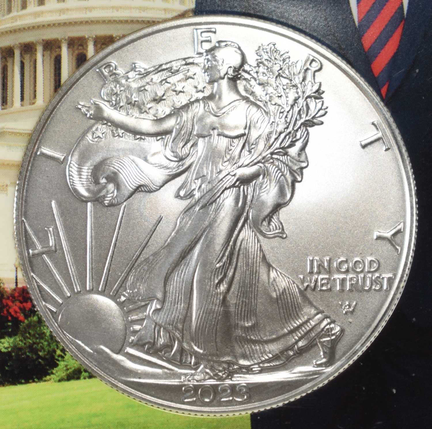 2023 W BURNISHED AMERICAN SILVER EAGLE MS 70 NGC