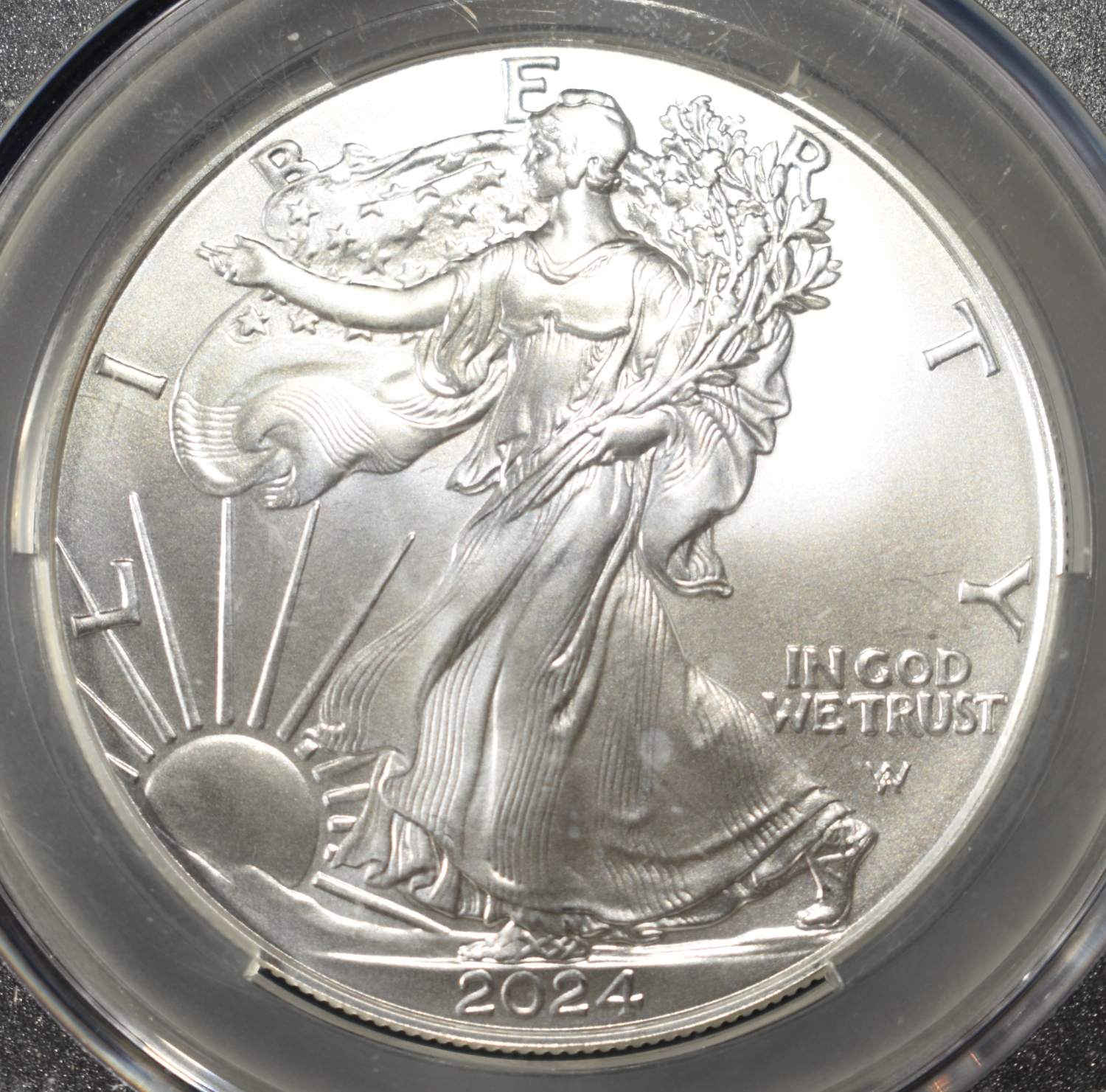 2024 AMERICAN SILVER EAGLE CAC MS70 FIRST DELIVERY