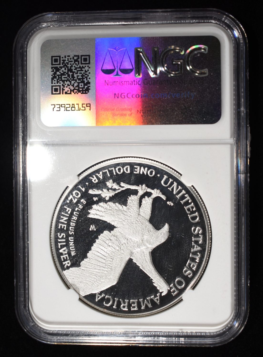 2024 W AMERICAN SILVER EAGLE PF 70 ULTRA CAMEO NGC