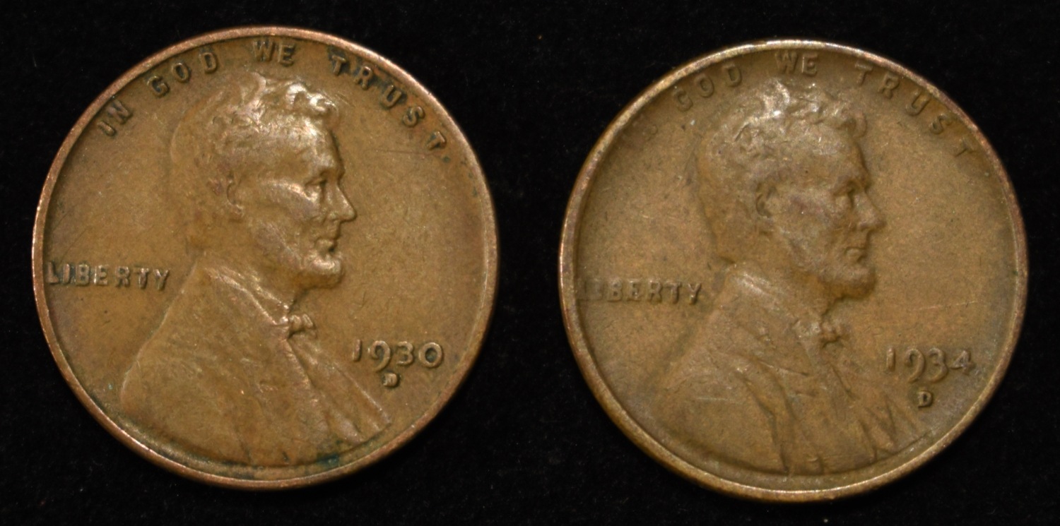 (500) WHEAT CENTS: MIXED DATES