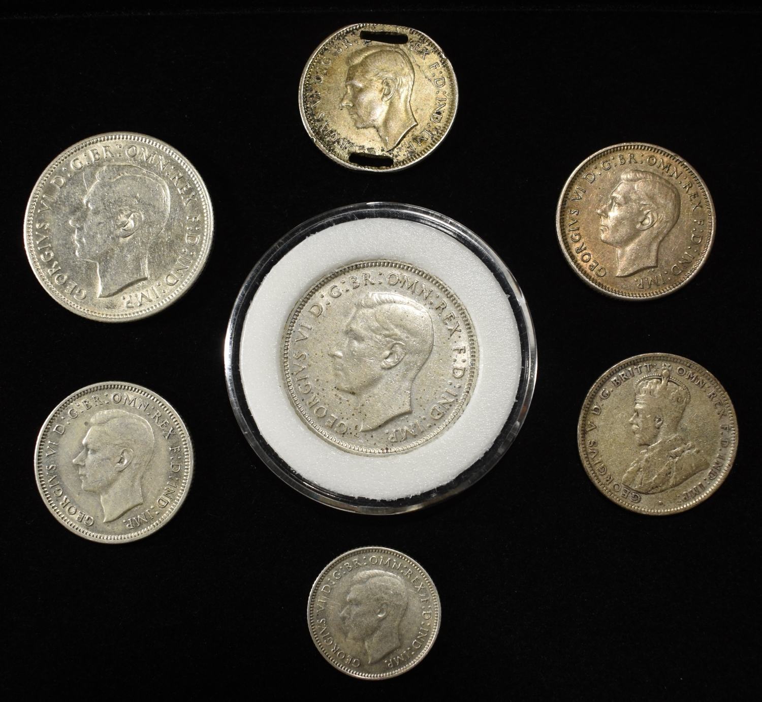 AUSTRALIAN SILVER COIN LOT 92.5% ASW 1.42