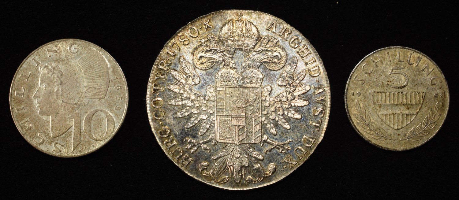 AUSTRIA SILVER COIN LOT 64.1% & 83.3% ASW 1.01