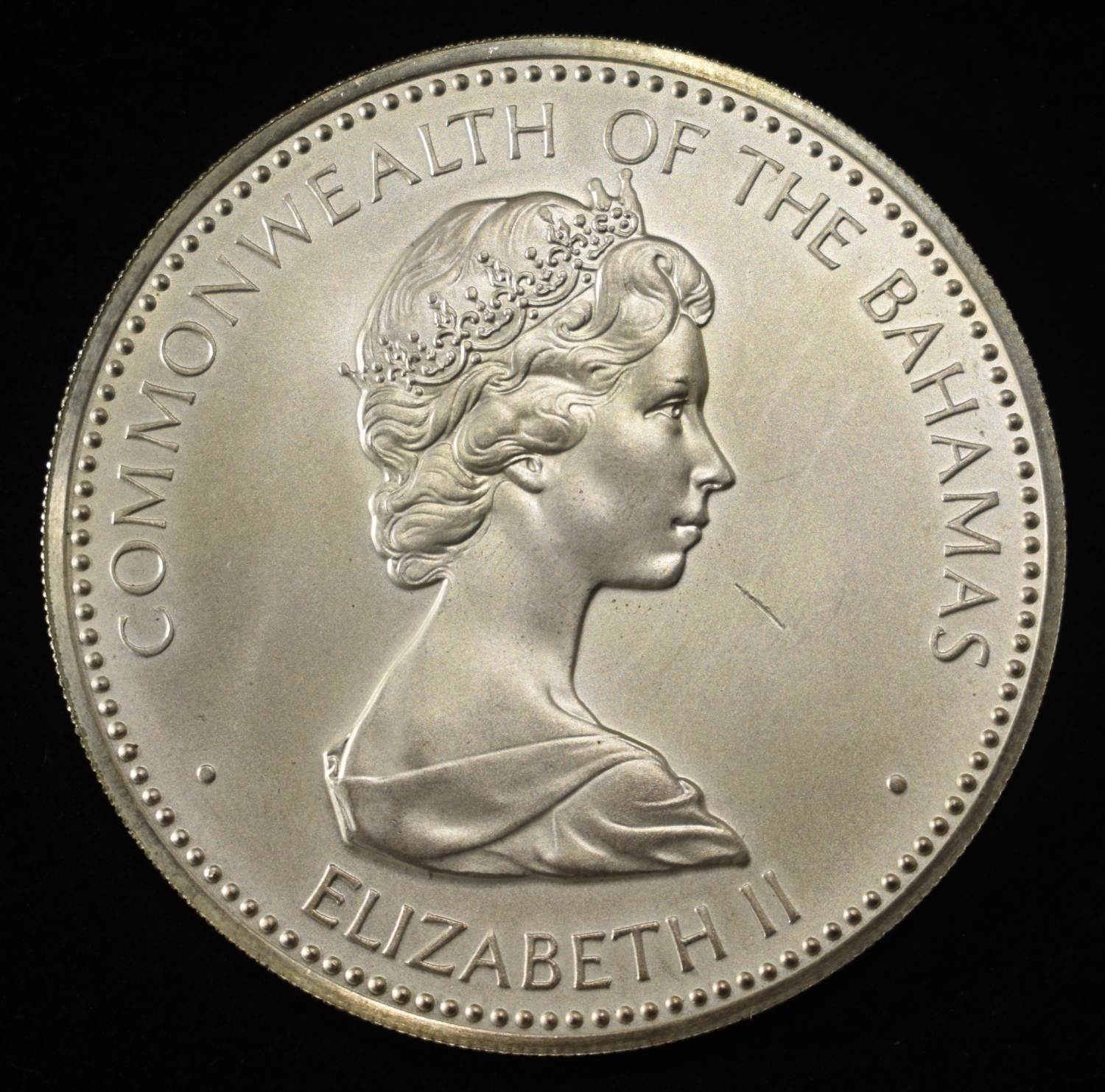 1973 BAHAMAS SILVER COIN ASW 1.48OZ