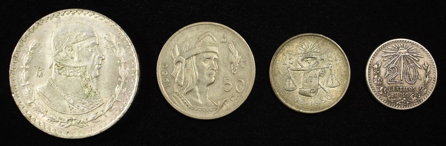 MEXICO SILVER COIN LOT ASW 1.03