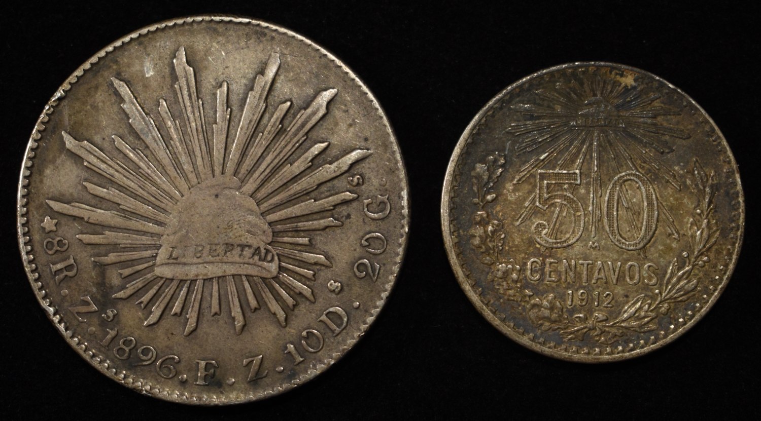 MEXICO SILVER COIN LOT 80% & 90.3% ASW 1.11