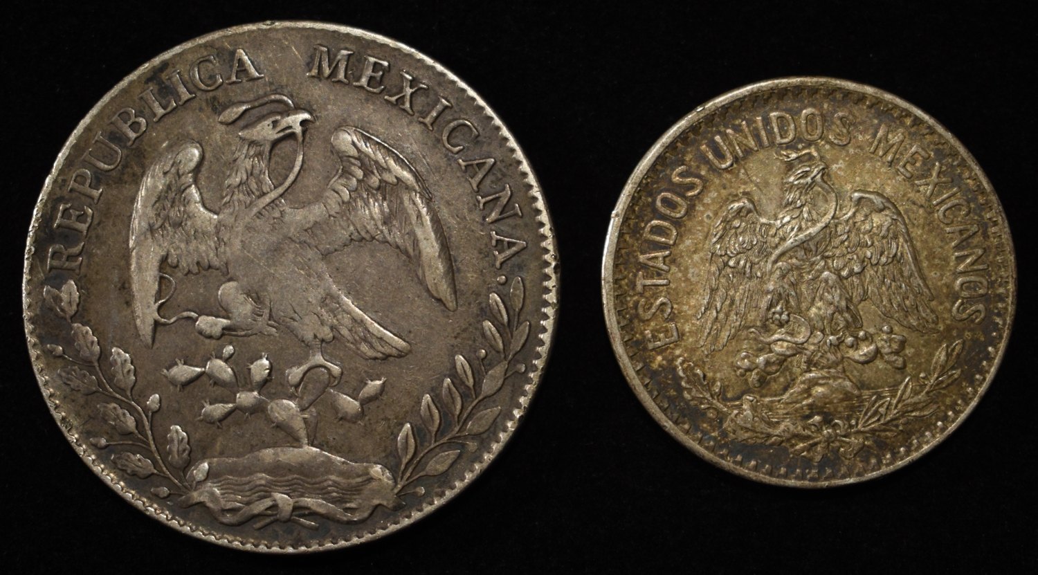 MEXICO SILVER COIN LOT 80% & 90.3% ASW 1.11