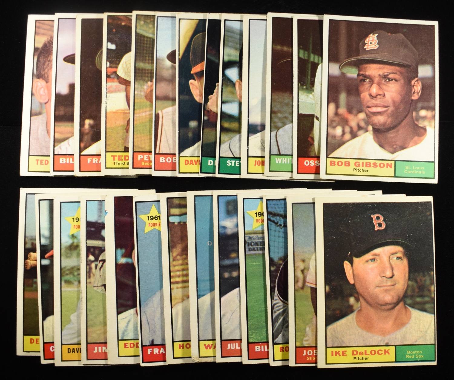 1961 TOPPS MLB #211 & 25 COMMON CARDS