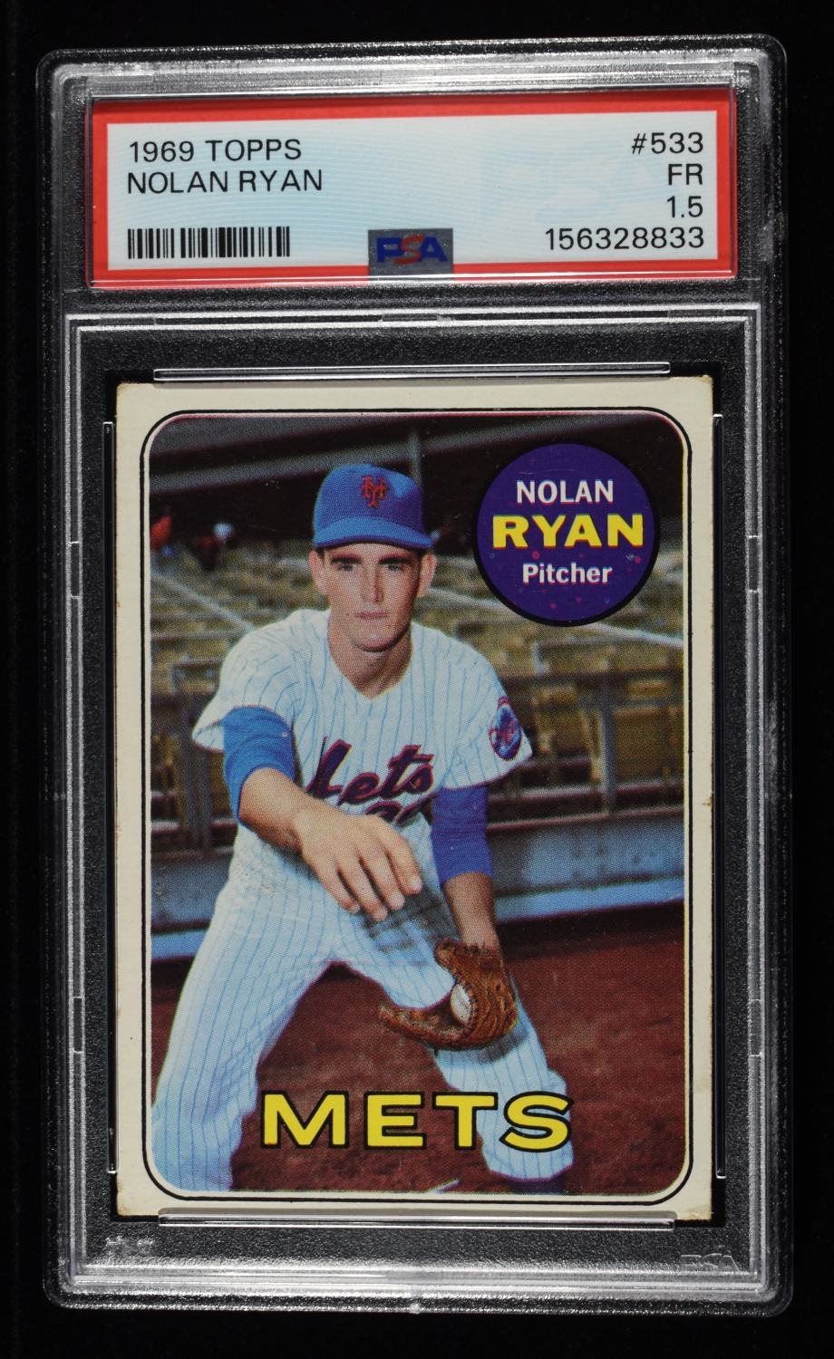1969 TOPPS NOLAN RYAN #533 PSA 1.5