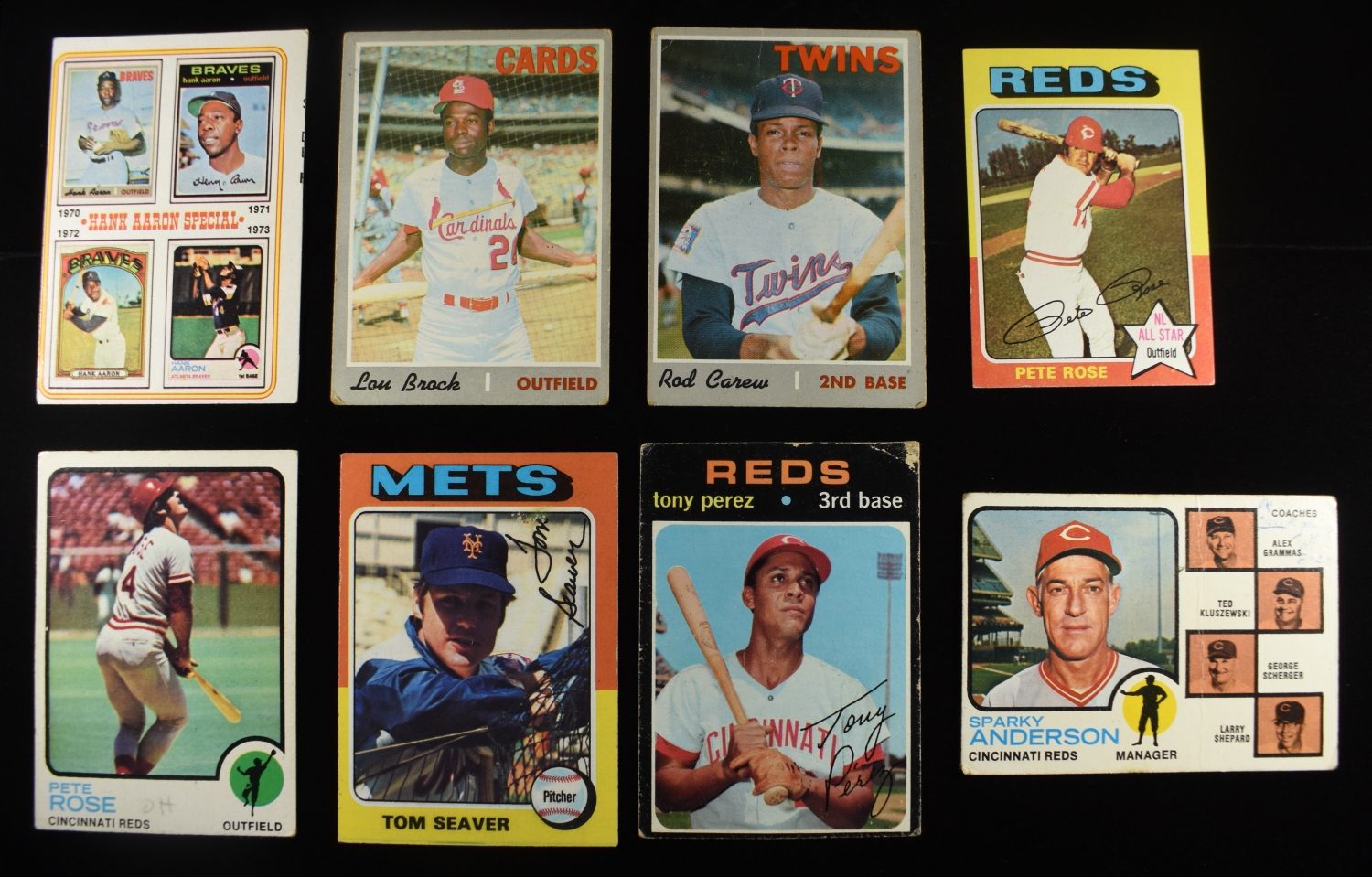 (8) BASEBALL CARDS COLLECTORS LOT