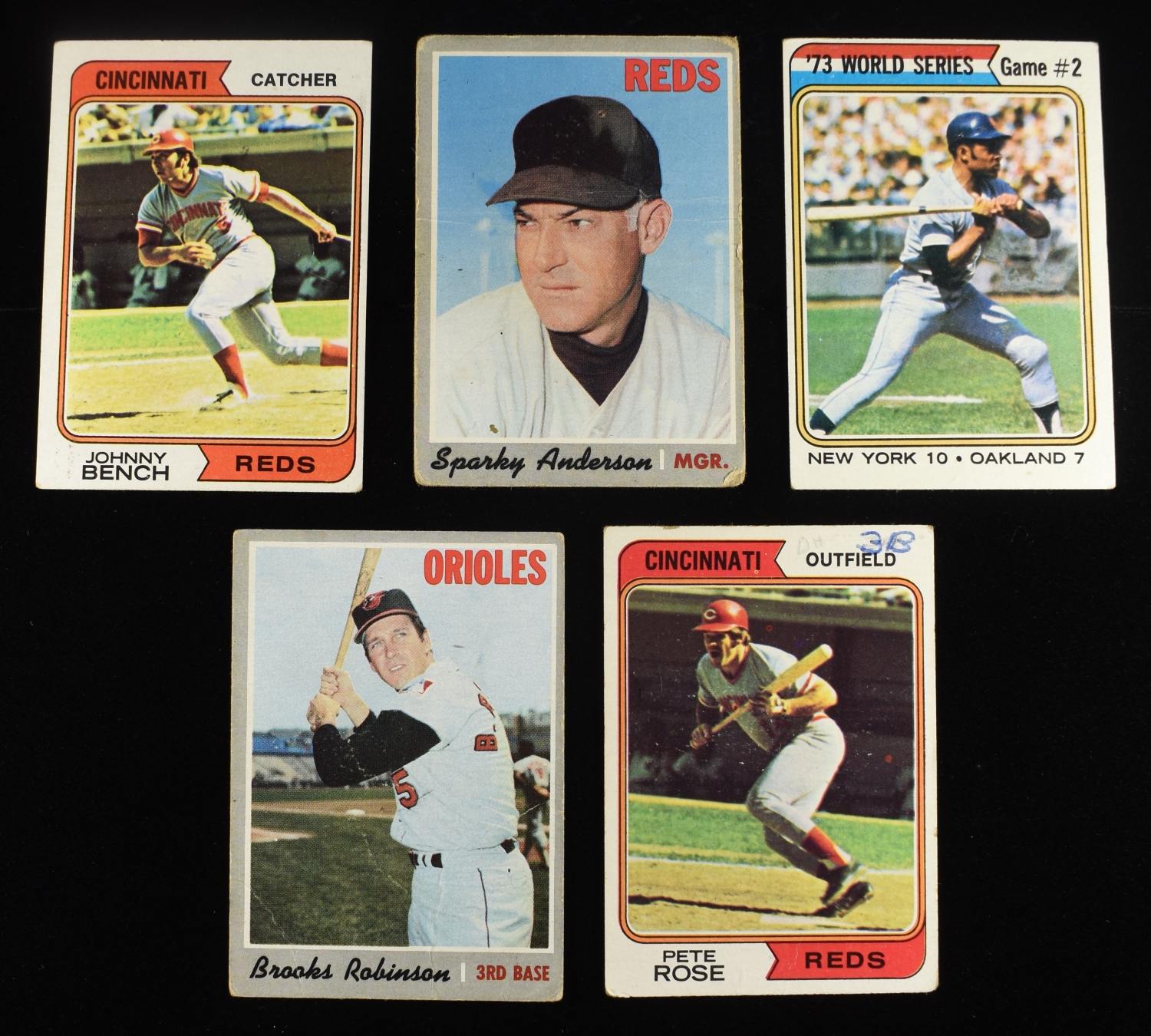 (5) BASEBALL CARDS COLLECTORS LOT
