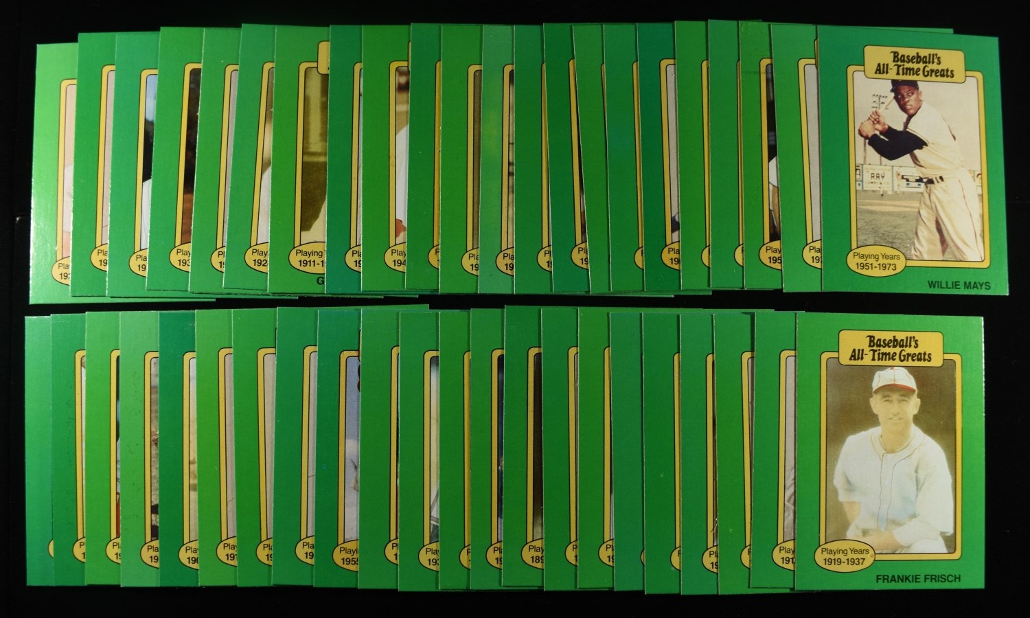 (44) BASEBALL ALL-TIME GREATS CARDS COLLECTORS LOT