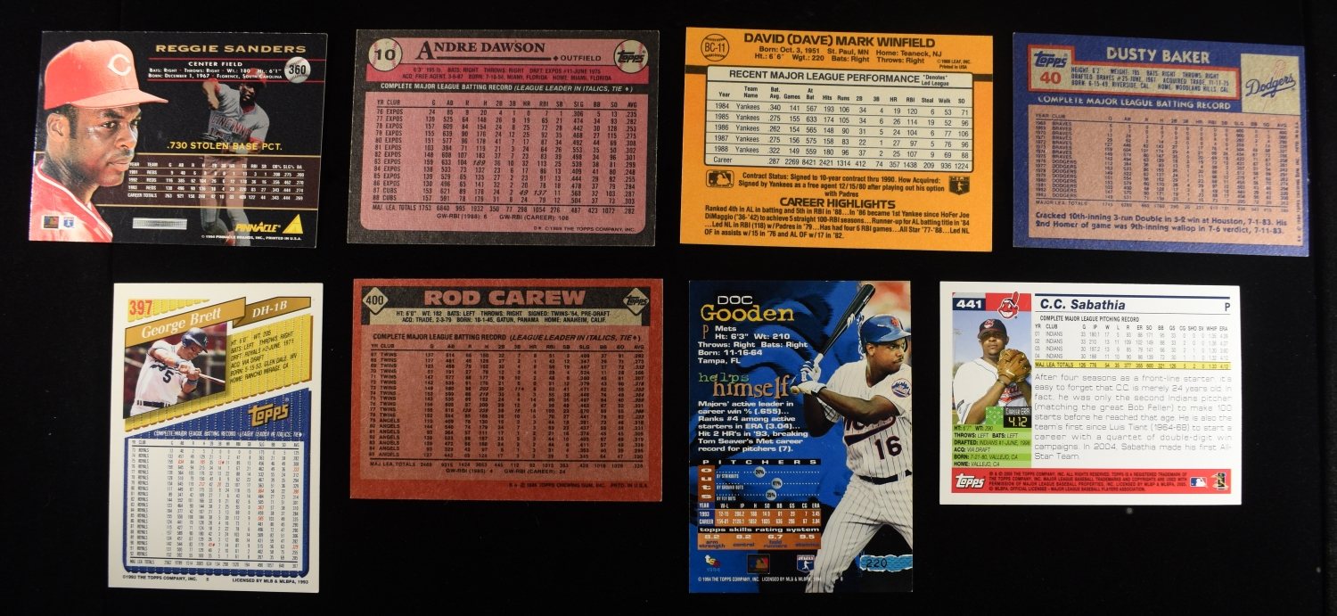 (77) BASEBALL CARDS COLLECTORS LOT