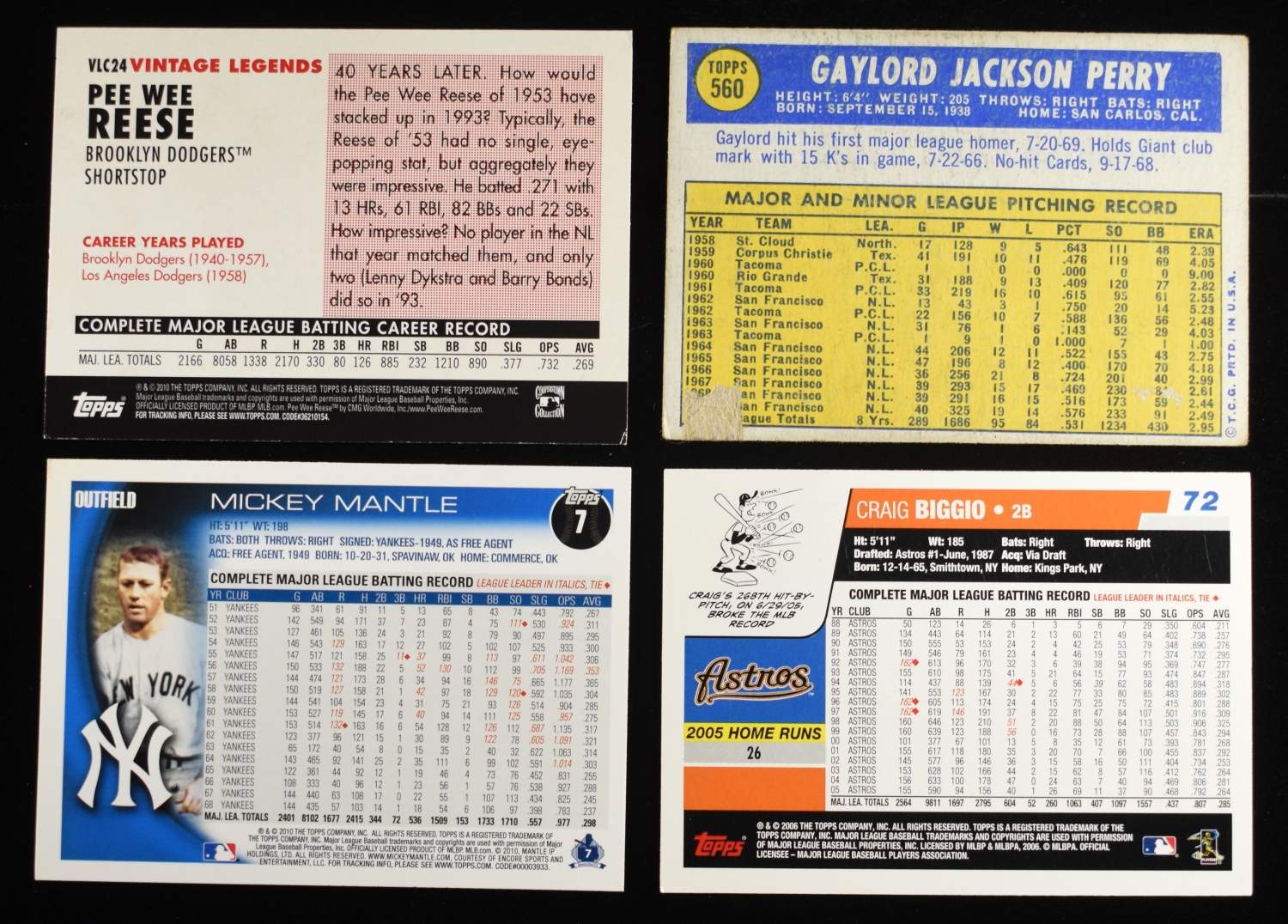 (25) BASEBALL CARDS COLLECTORS LOT