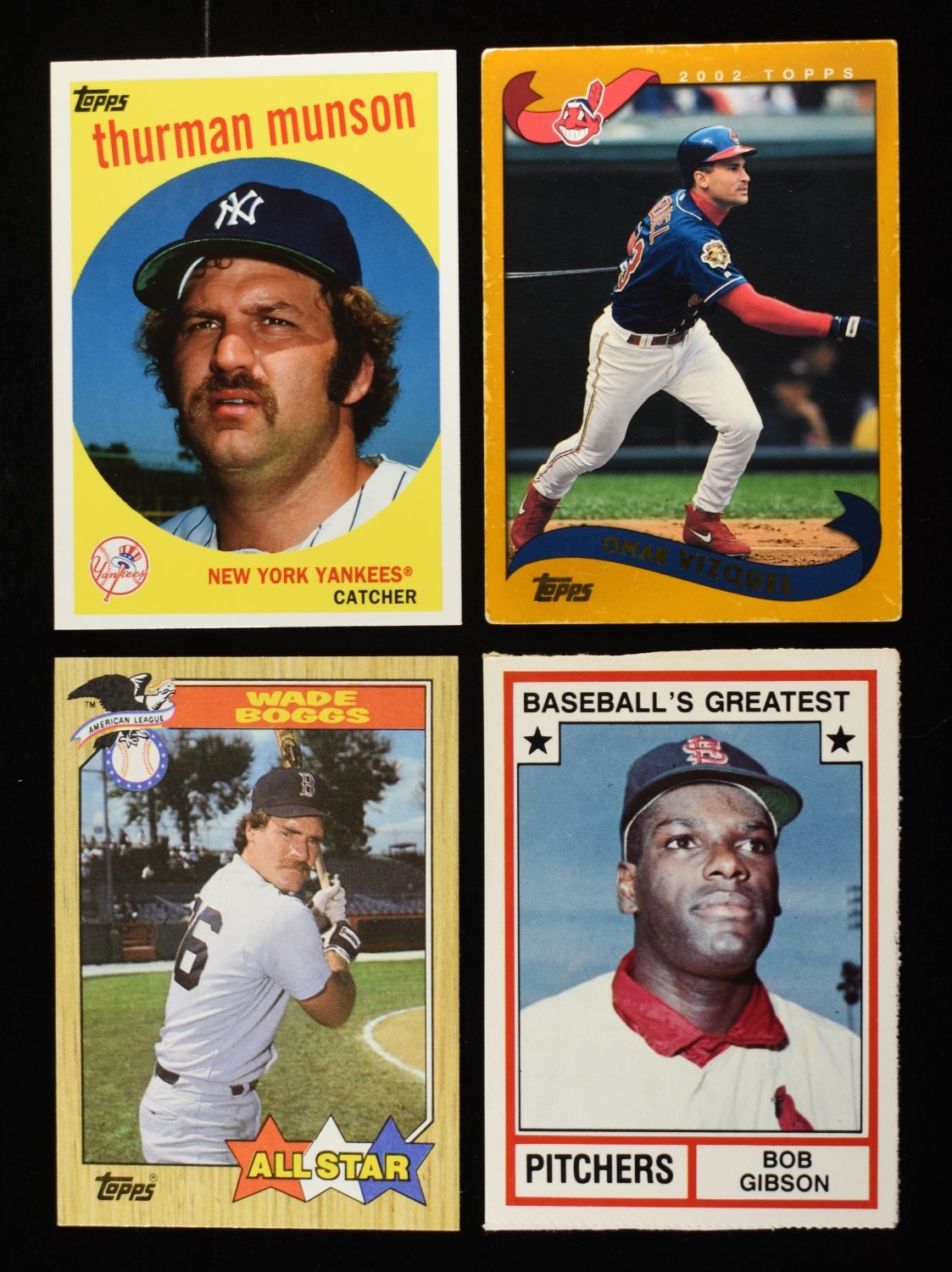(1) FOOTBALL & (33) BASEBALL CARDS COLLECTORS LOT