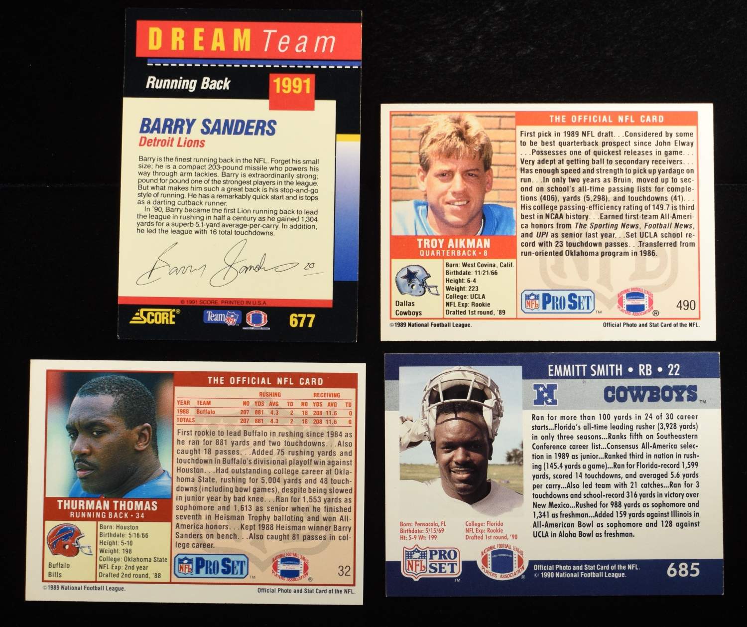 (16) FOOTBALL CARDS