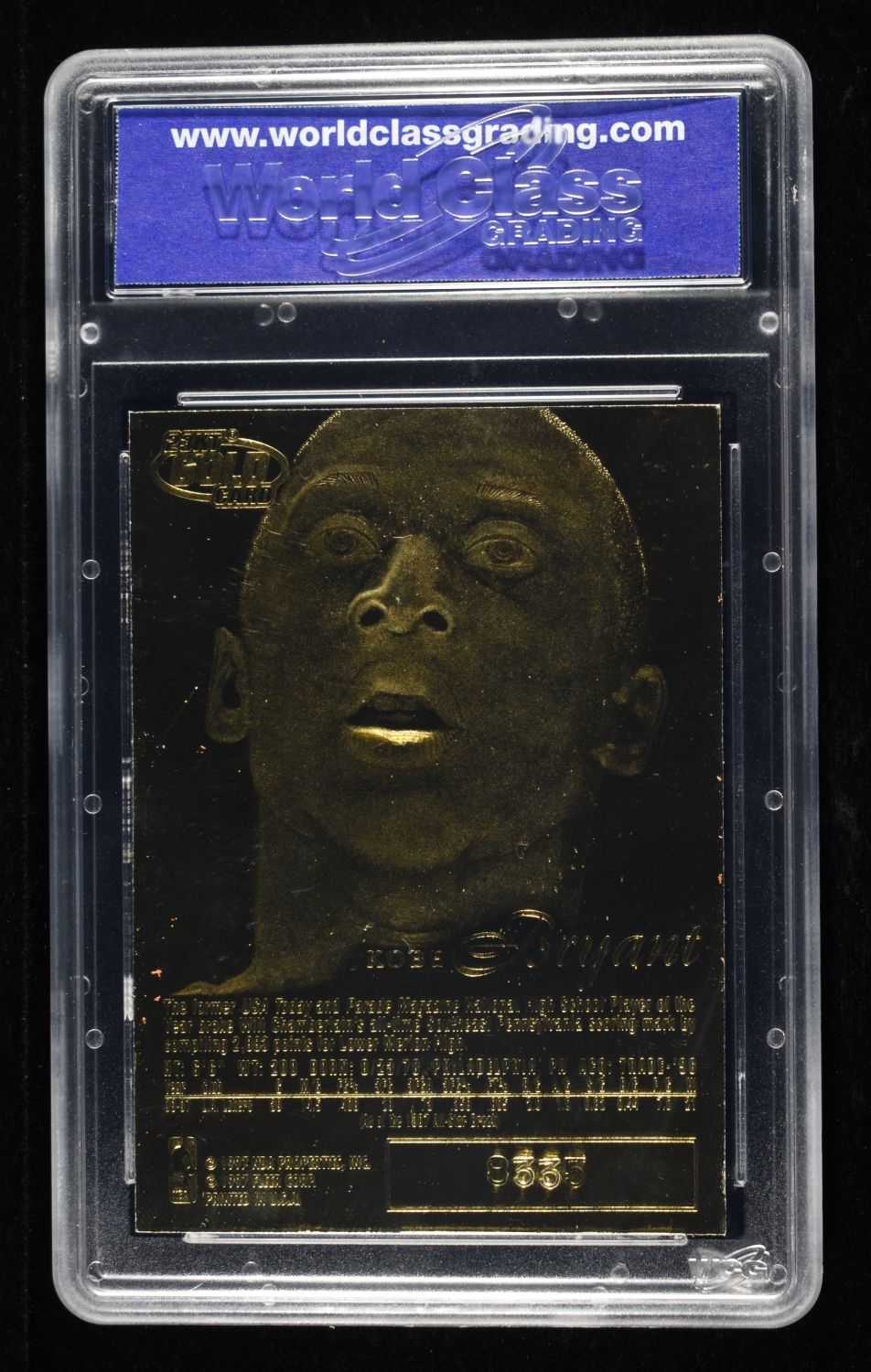 1996-97 BRYANT 23KT GOLD FLEER WCG GEM-NT