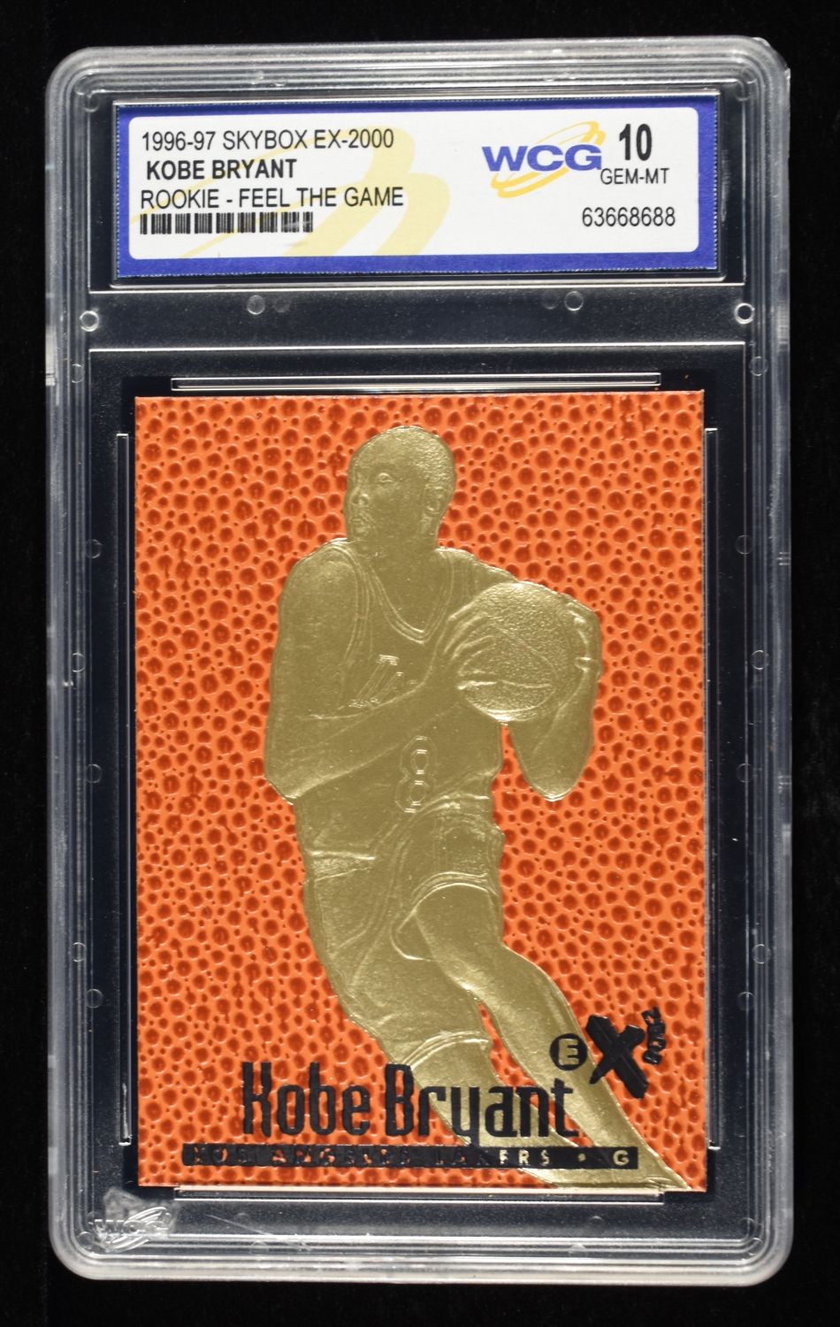 1996-97 KOBE BRYANT EX-2000 FLEER WCG GEM-NT