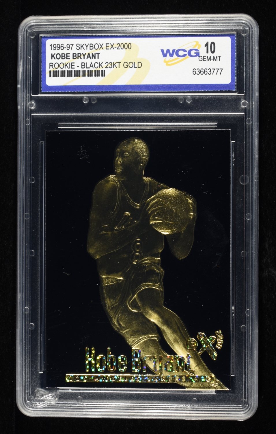 1996-97 BRYANT BLACK 23KT GOLD FLEER WCG GEM-NT