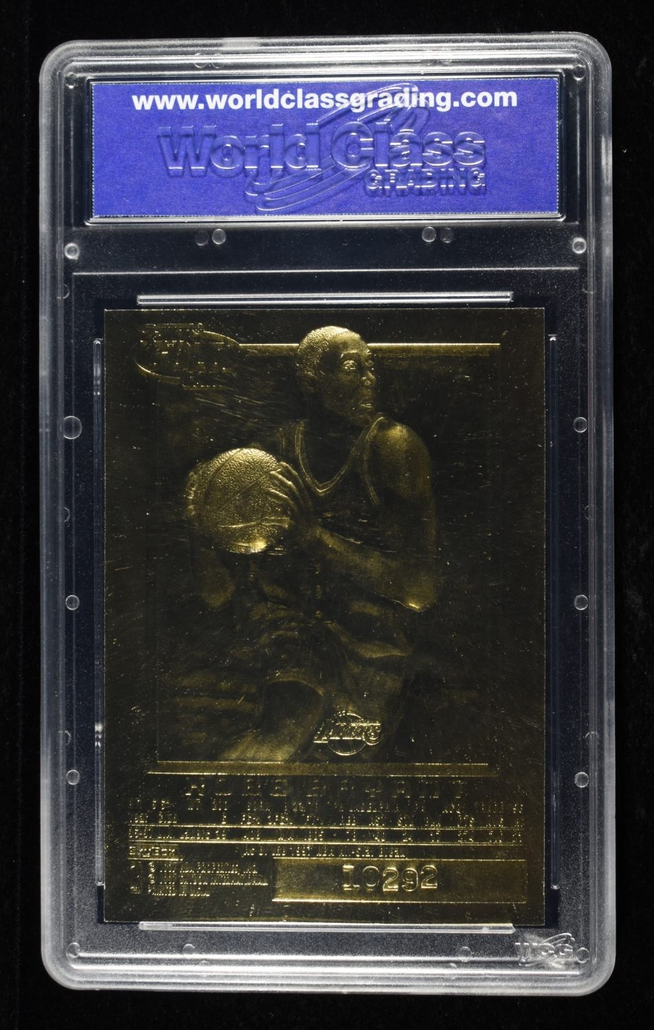 1996-97 BRYANT BLACK 23KT GOLD FLEER WCG GEM-NT