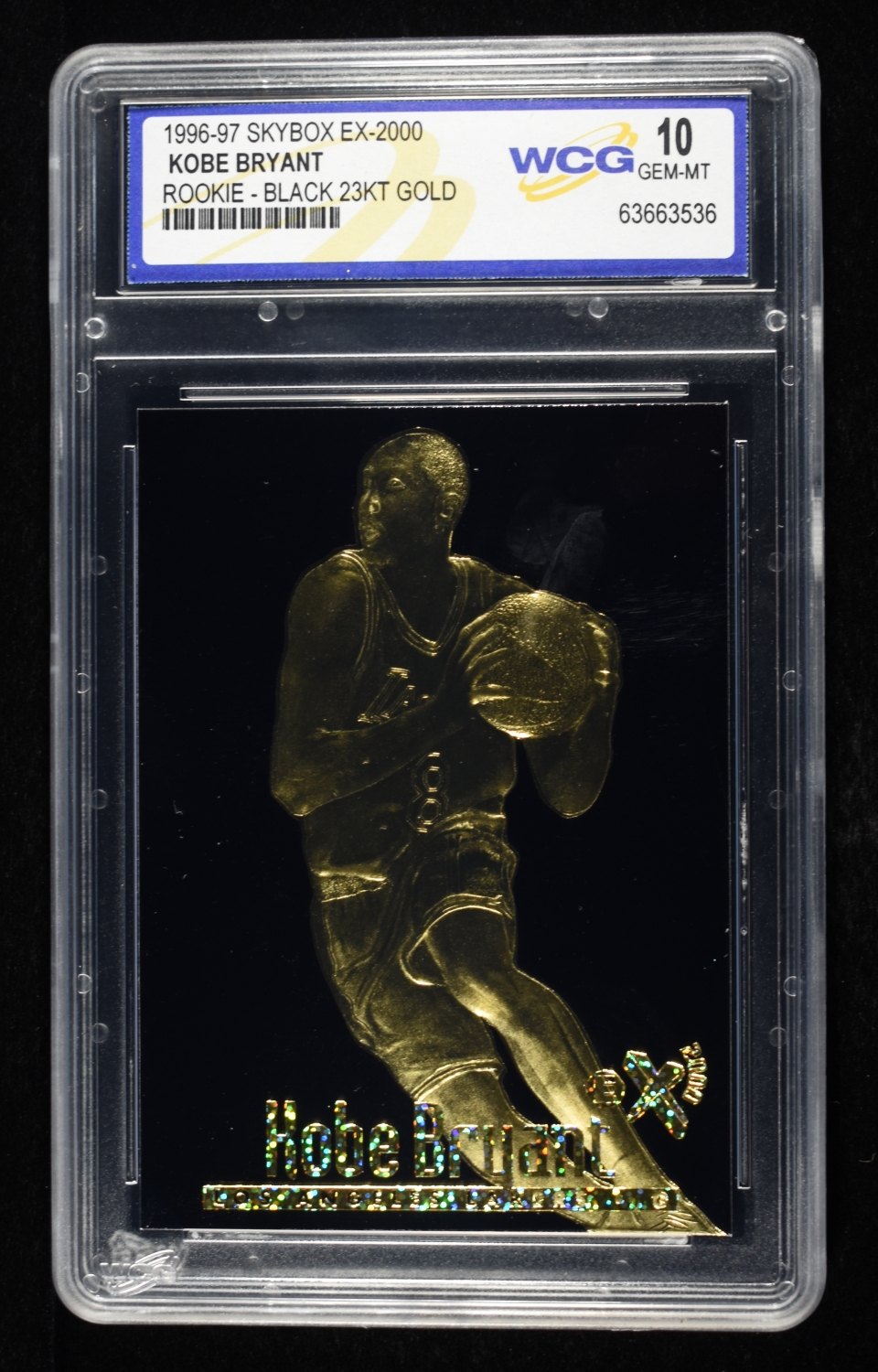 1996-97 BRYANT BLACK 23KT GOLD FLEER WCG GEM-NT