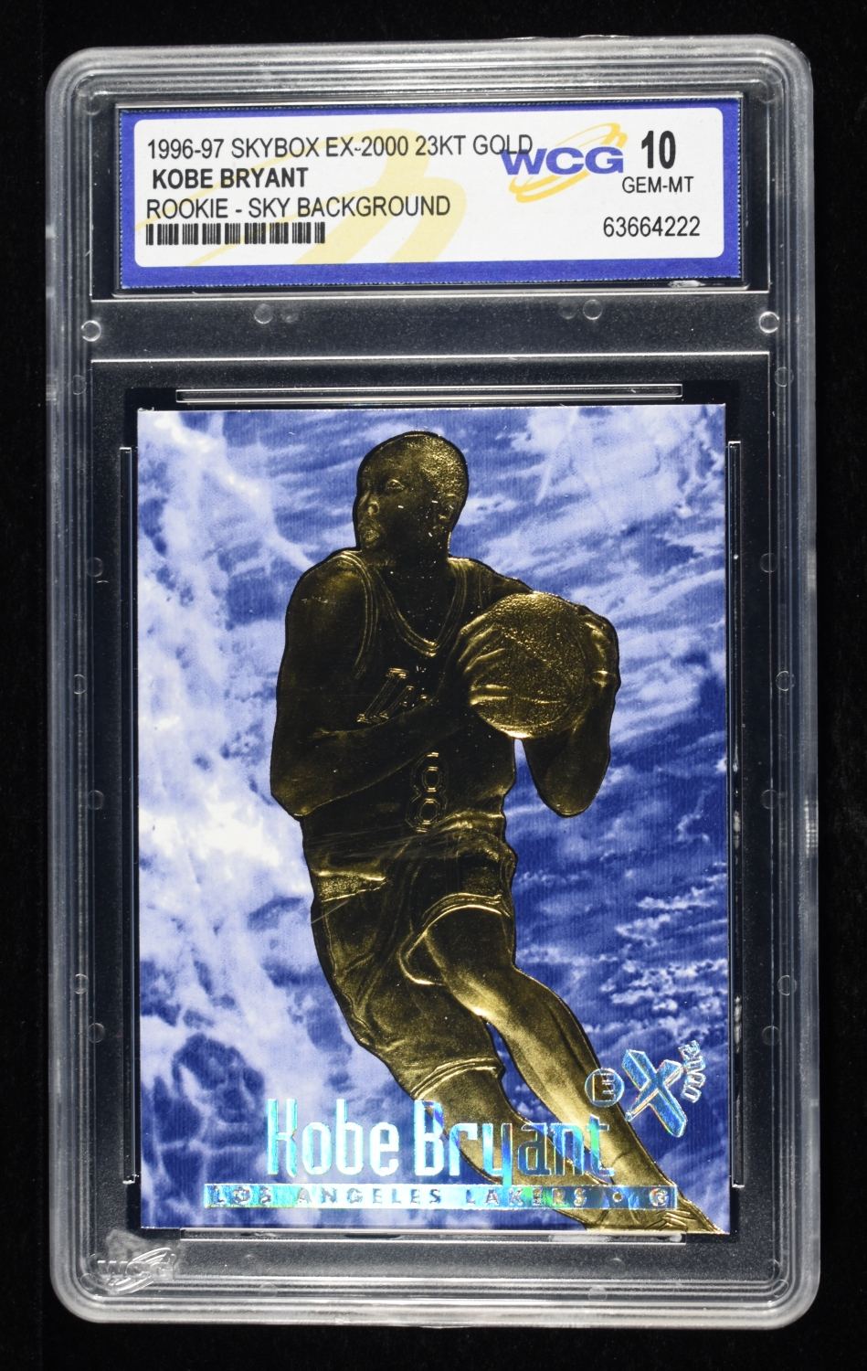 1996-97 BRYANT SKY 23KT GOLD FLEER WCG GEM-NT