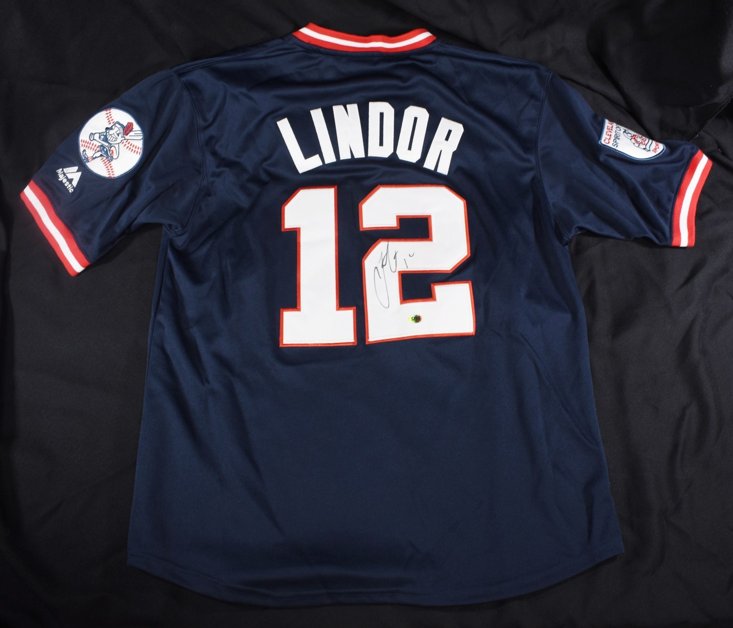FRANCISCO LINDOR SIGNED JERSEY W/ COA