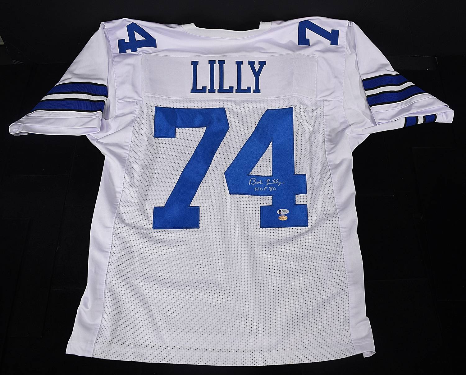 DALLAS COWBOYS BOB LILLY SIGNED JERSEY
