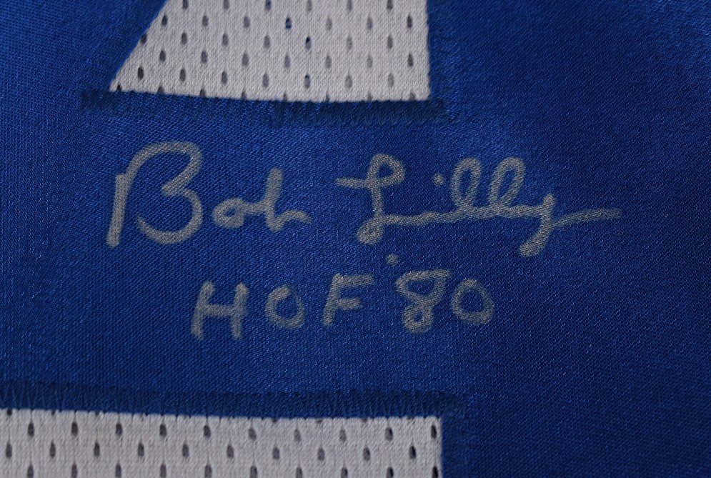 DALLAS COWBOYS BOB LILLY SIGNED JERSEY