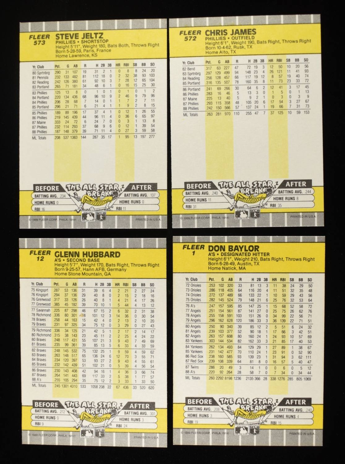 1989 FLEER COMPLETE SET