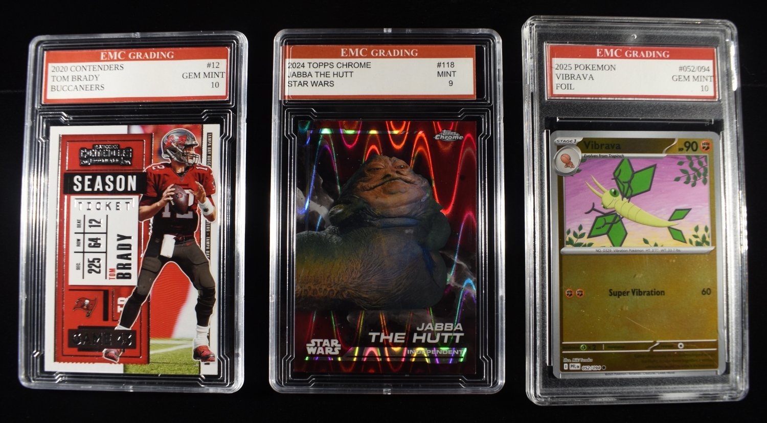 (3) EMC GRADING MISC CARDS