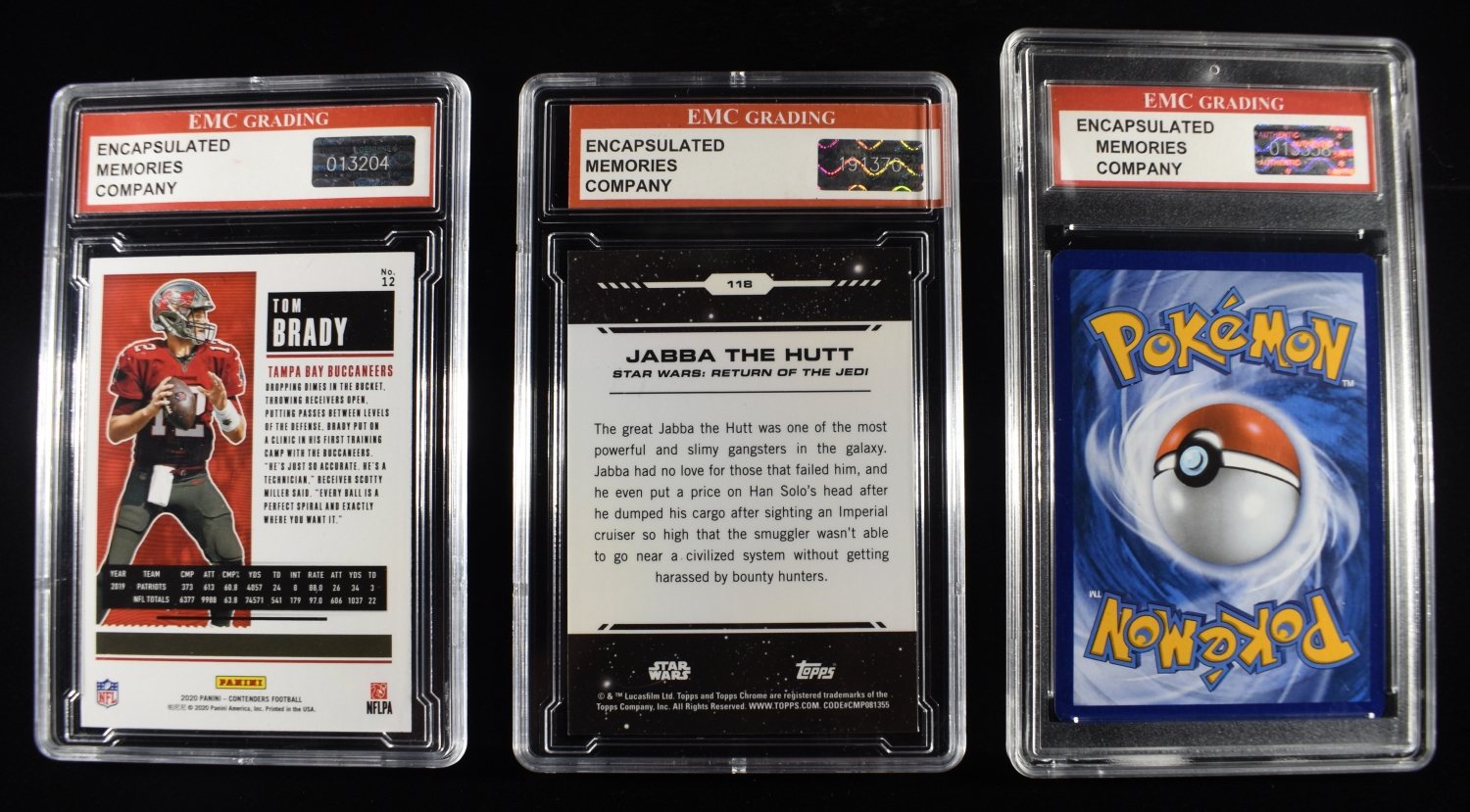 (3) EMC GRADING MISC CARDS
