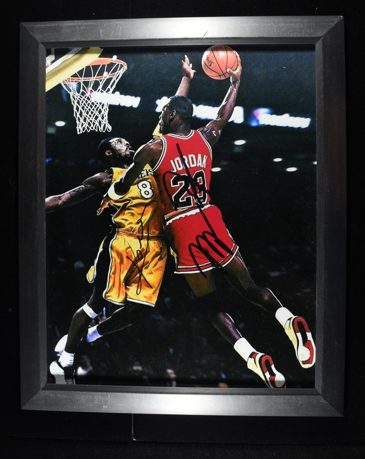 JORDAN/BRYANT 8X10 SIGNED PHOTO W/COA