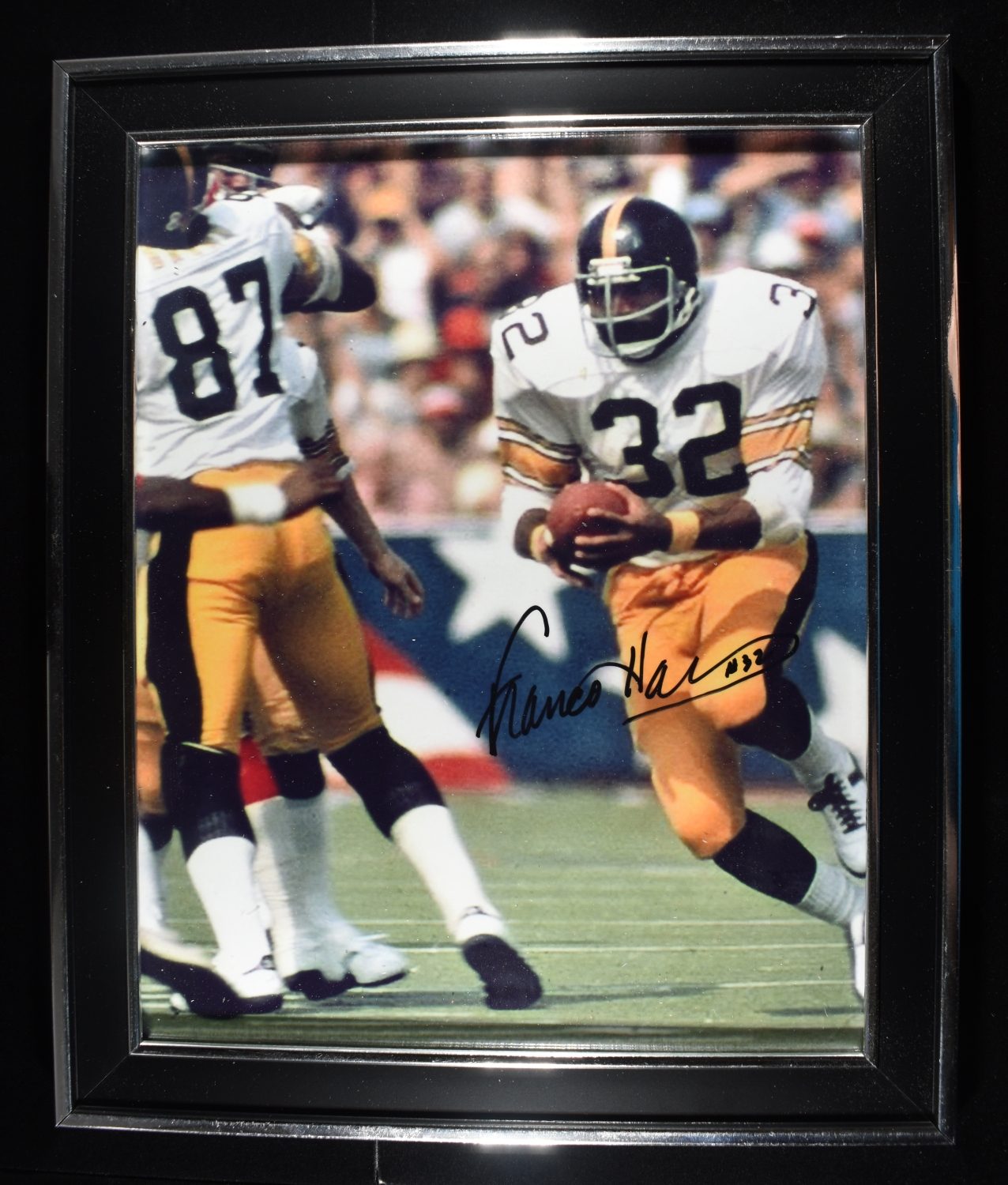 FRANCO HARRIS 8X10 SIGNED PHOTO W/COA