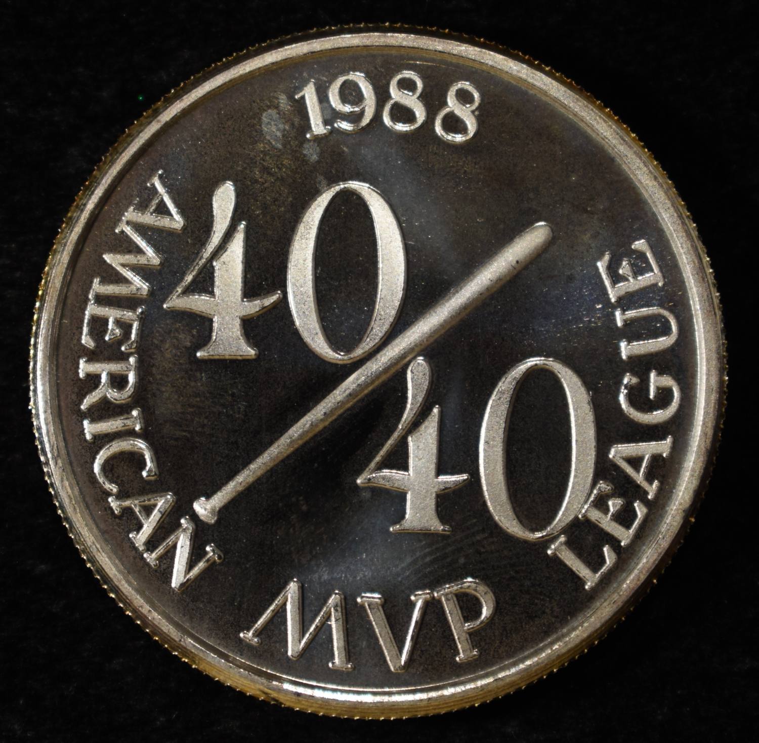 JOSE CANSECO 1 OZ .999 SILVER ROUND