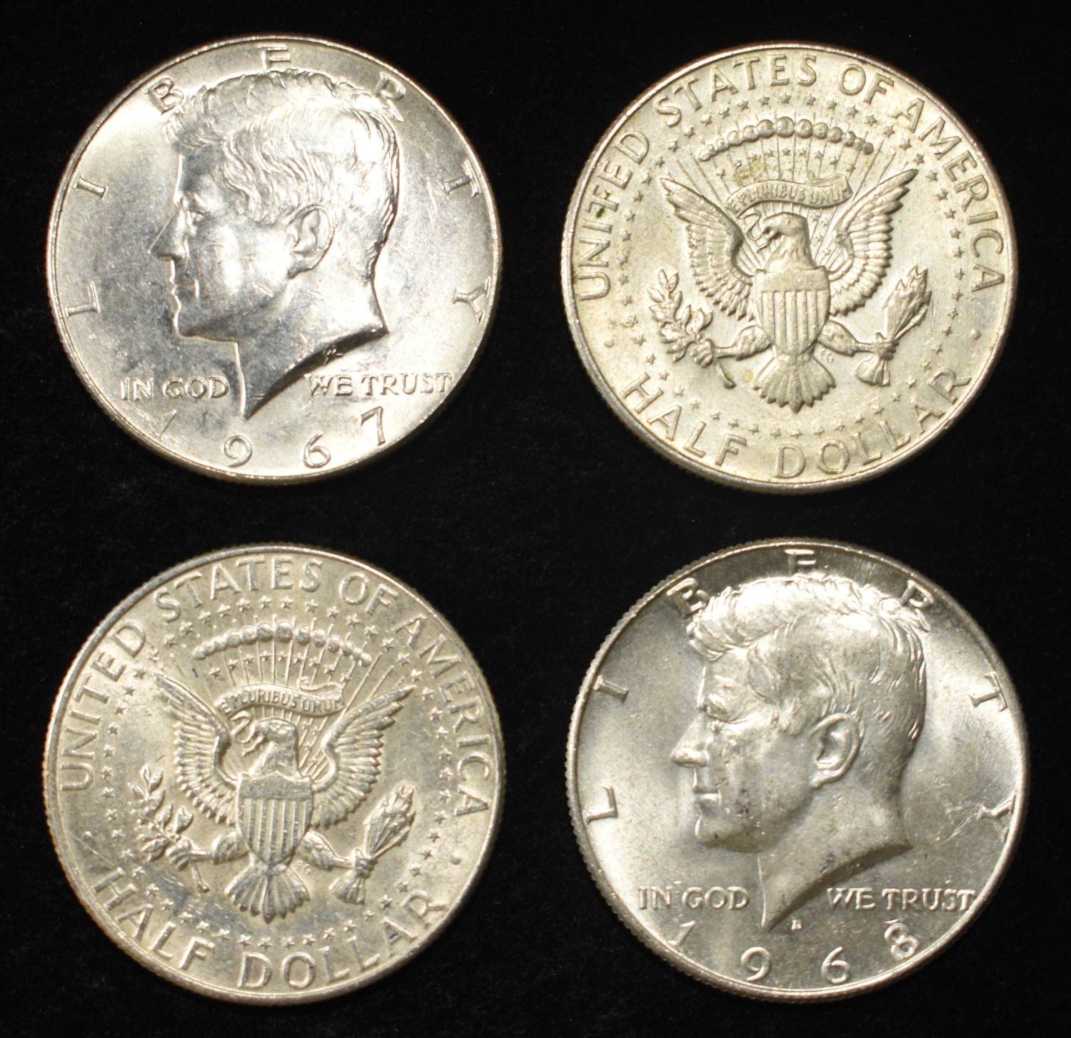 (20) 40% SILVER KENNEDY HALF DOLLARS