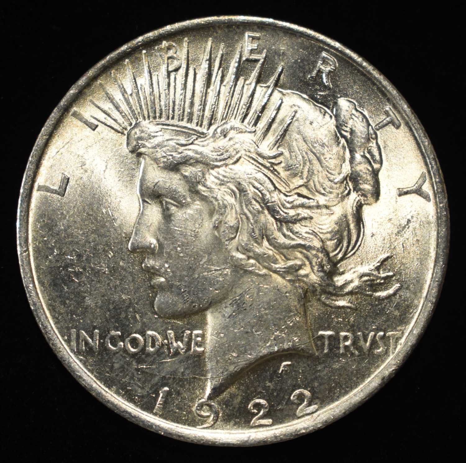 1922 PEACE DOLLAR CH BU