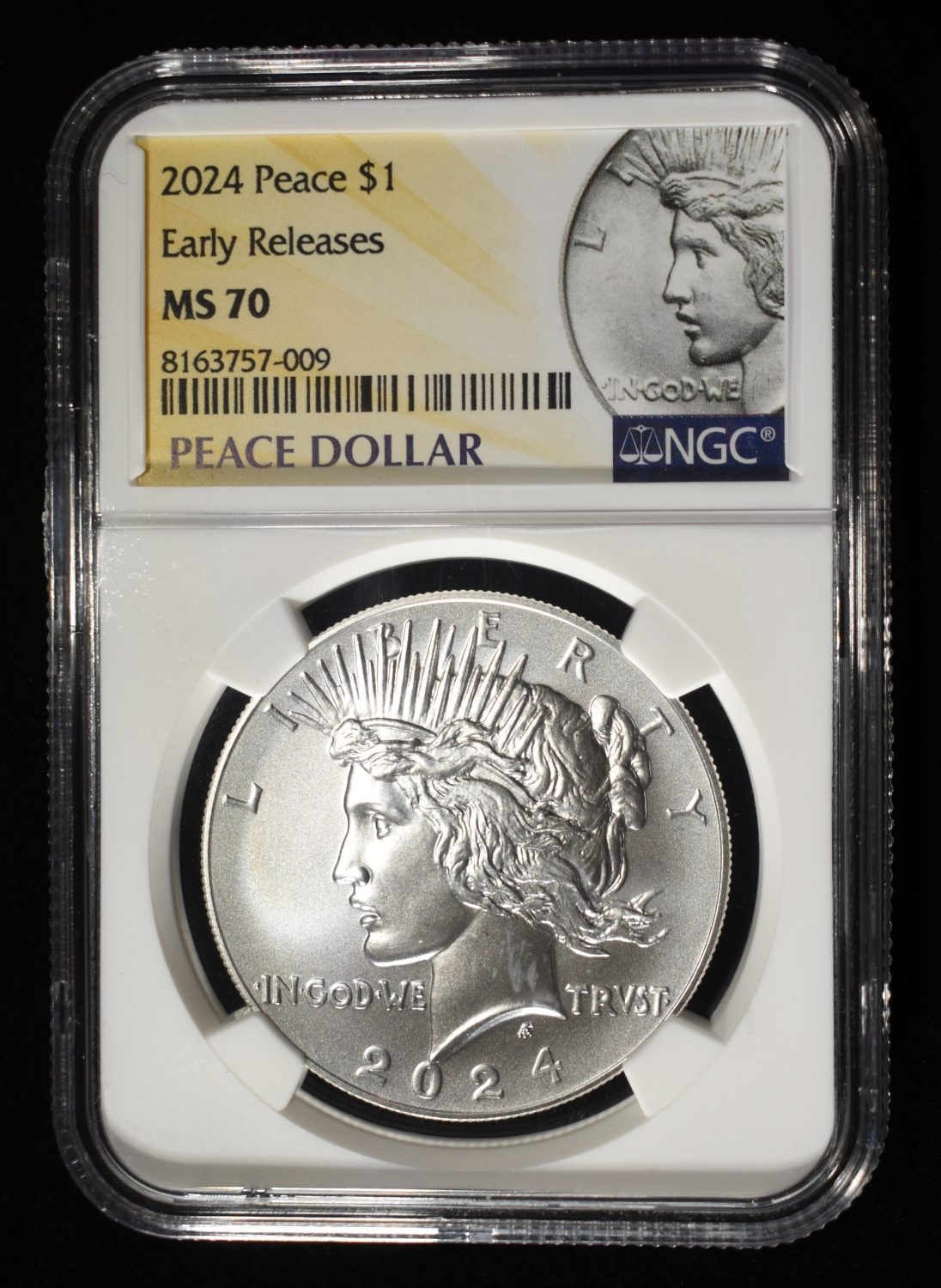 2024 PEACE DOLLAR NGC MS70 EARLY RELEASES