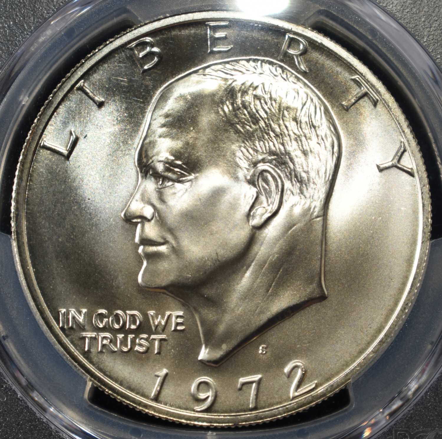 1972-S SILVER IKE DOLLAR PCGS MS-67