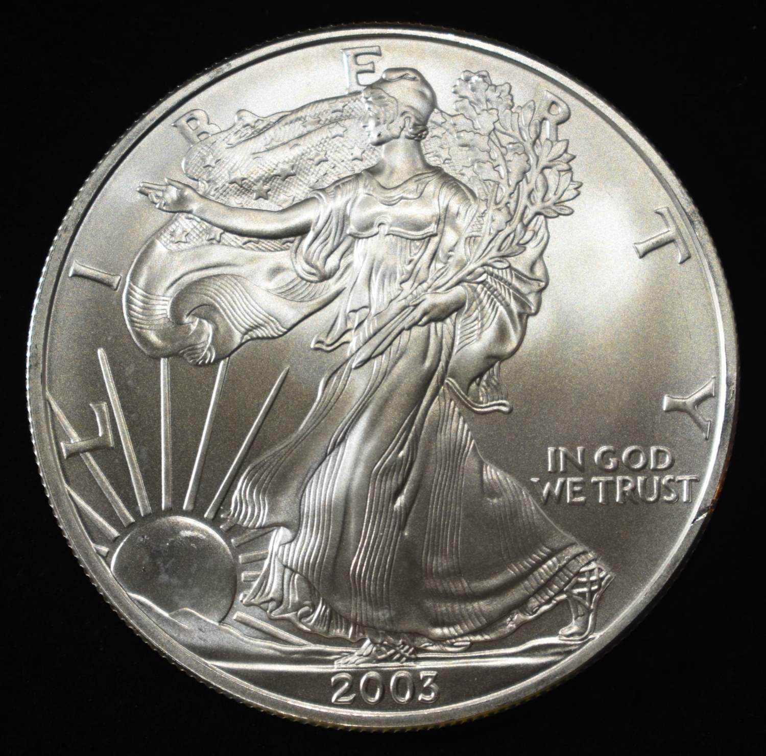 2003 AMERICAN SILVER EAGLE