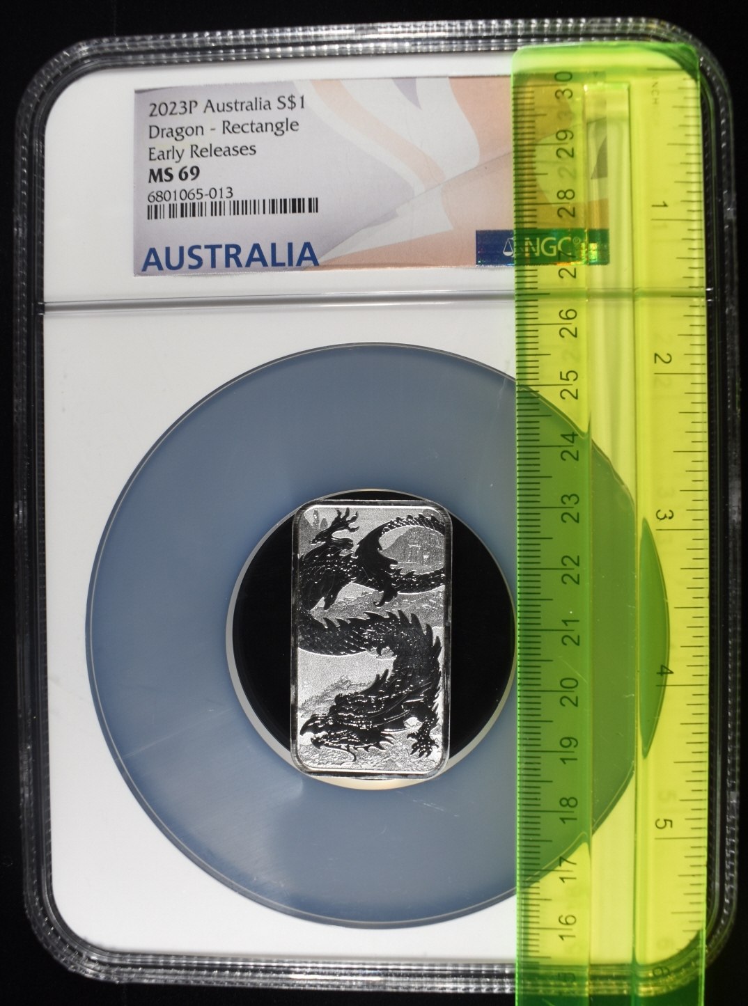 2023-P $1 AUSTALIA DRAGON NGC MS69 EARLY RELEASE