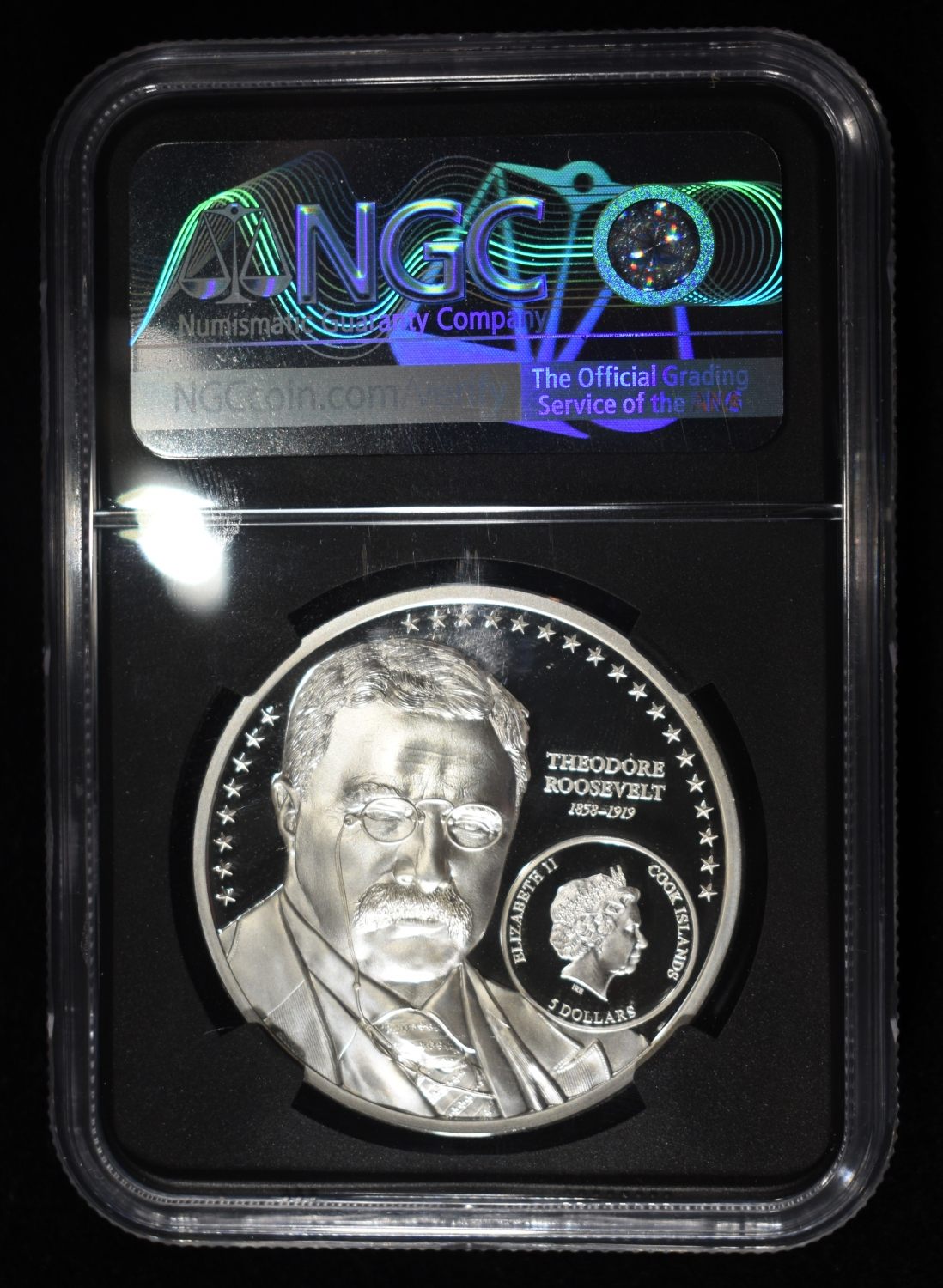 2022 COOK ISLANDS ROOSEVELT NGC PF-70 ULTRA CAM