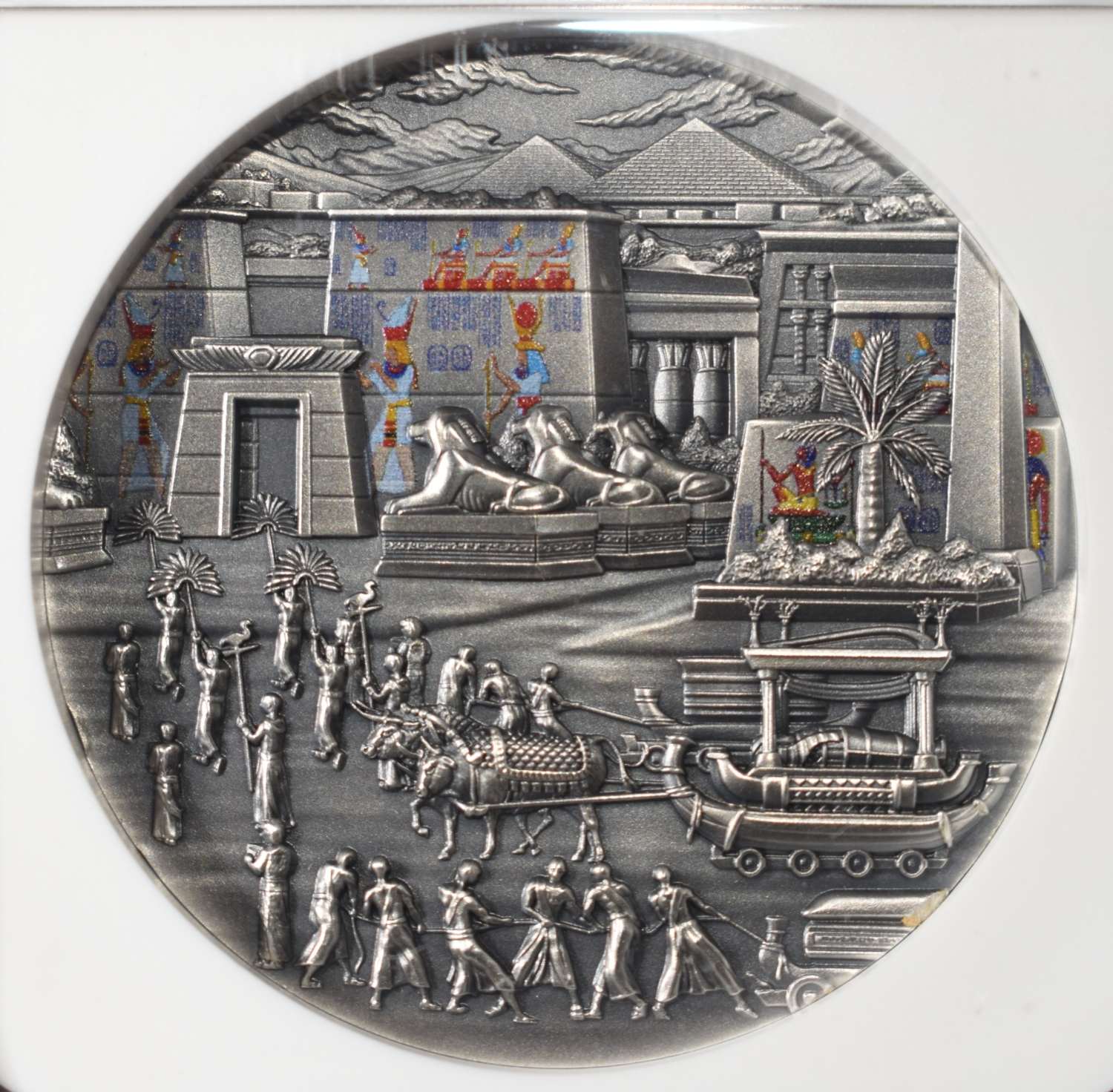 2023 PALAU EGYPTIAN AFTERLIFE HIGH RELIEF NGC MS70