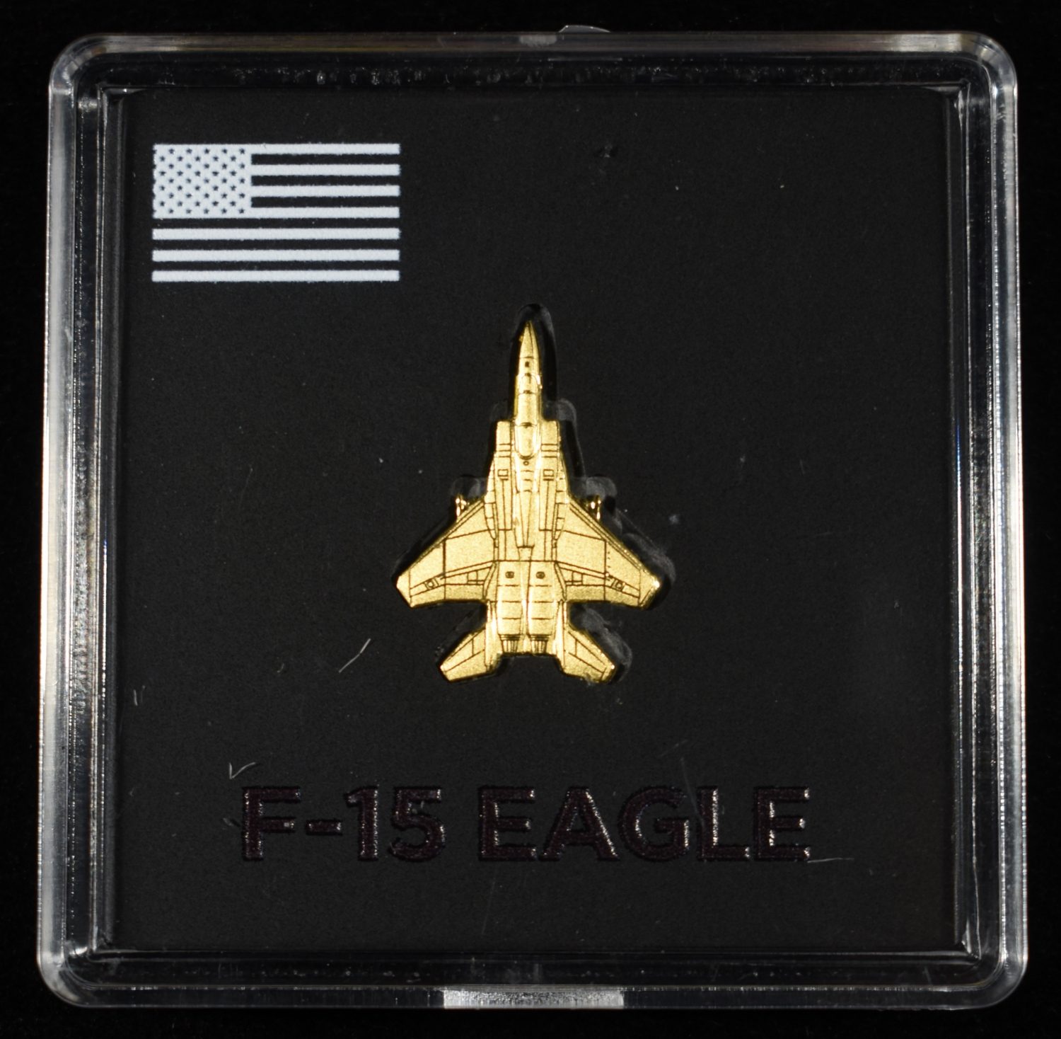 GOLD F-15 EAGLE FIGHTER 1/20 GRAM GOLD