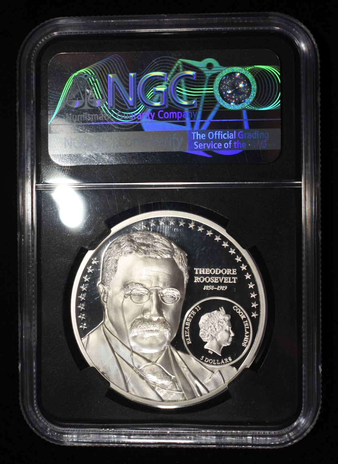 2022 COOK ISLANDS ROOSEVELT NGC PF70 UCAM