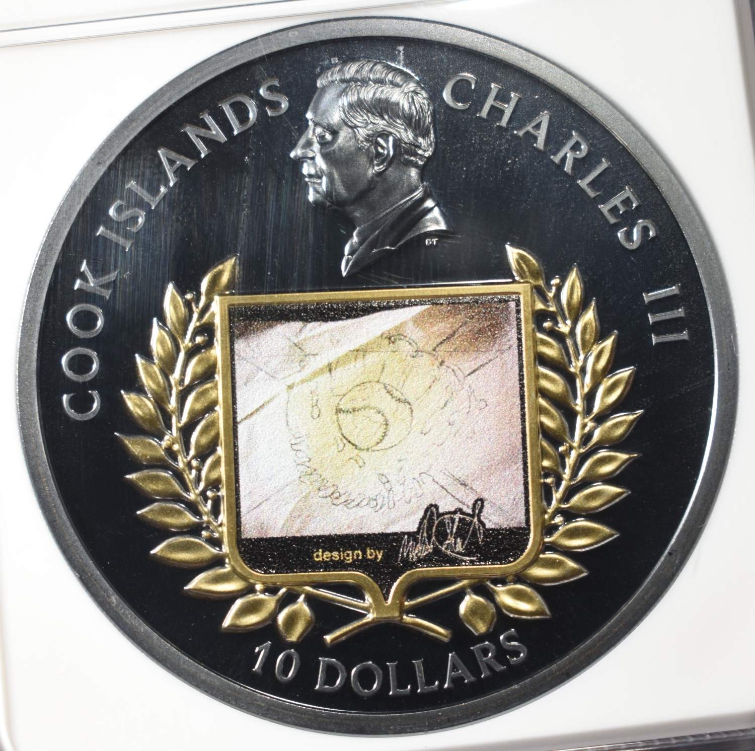 2025 GILT COOK ISLANDS FIRST PITCH NGC PF70 UCAM